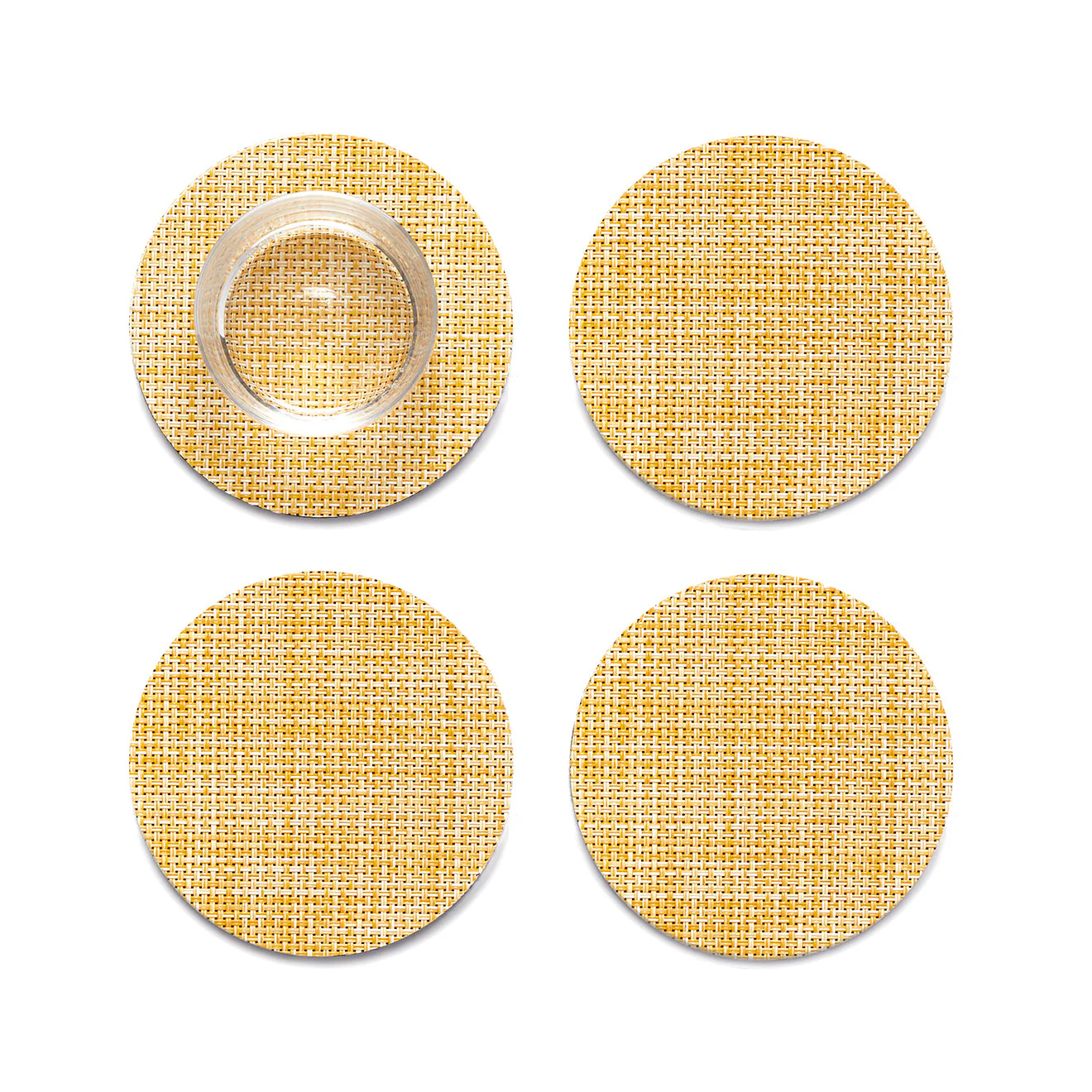 Mini Basketweave Coaster Set