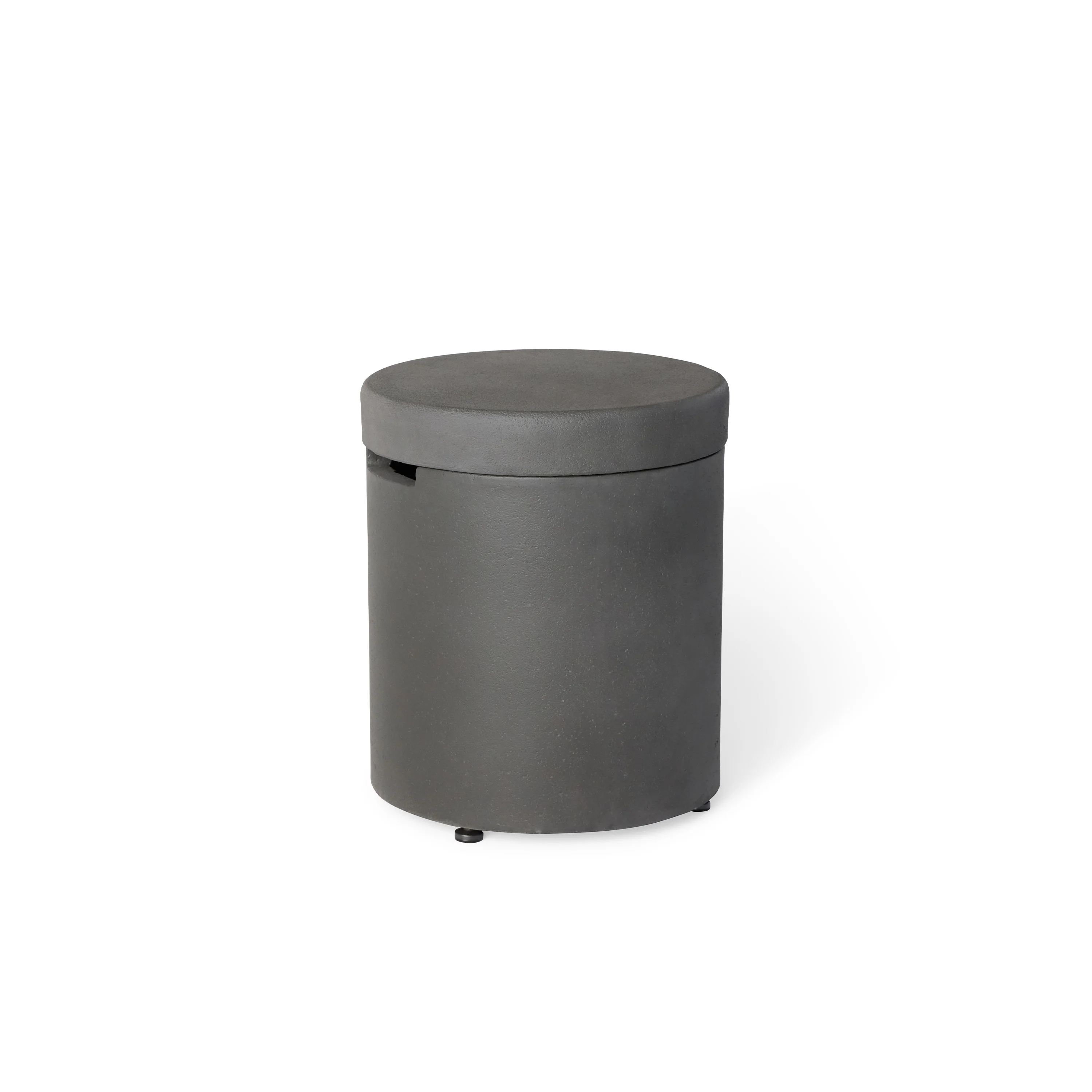 Aspen Round Propane Tank Cover - Carbon
