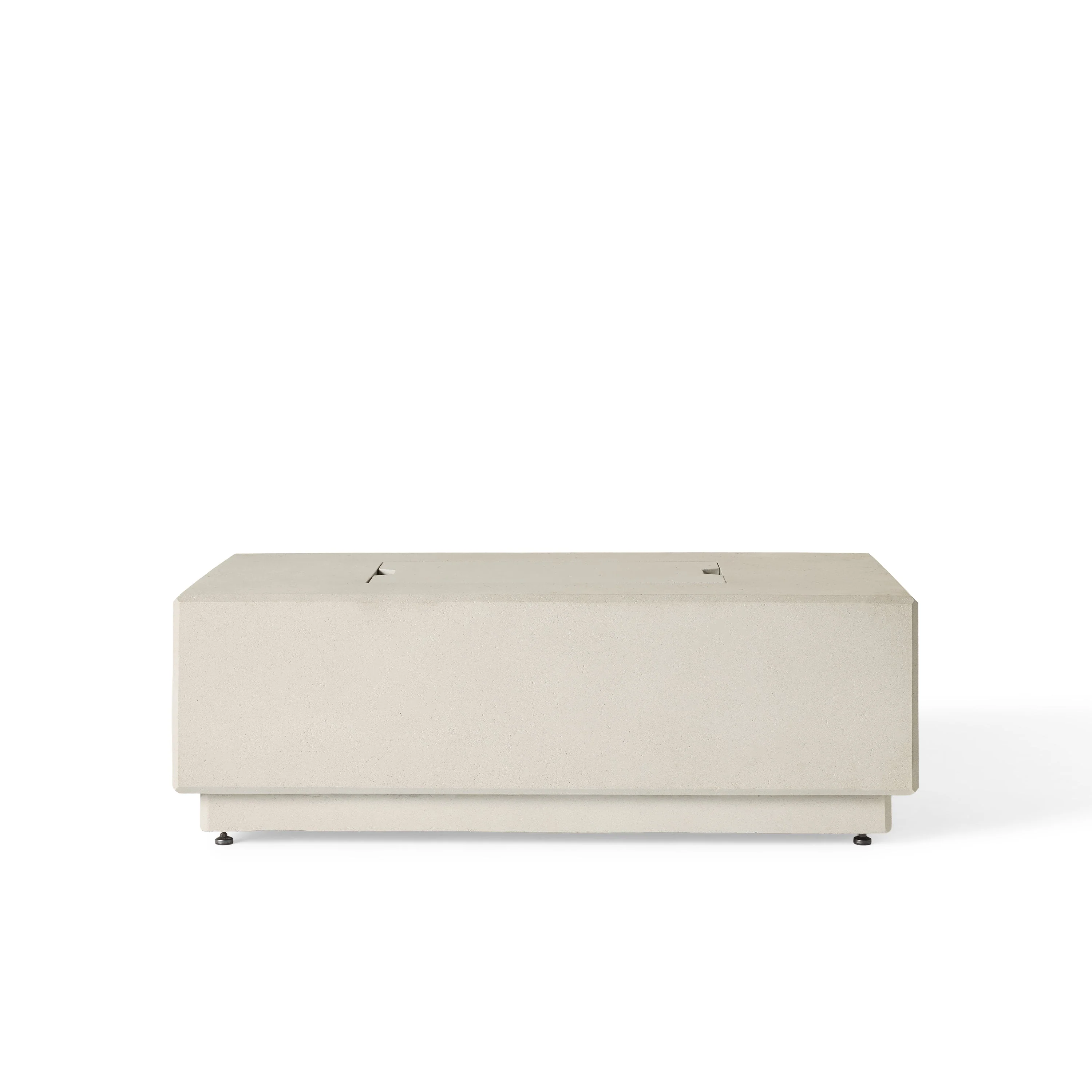 Sequoia Rectangular Fire Table in Fog
