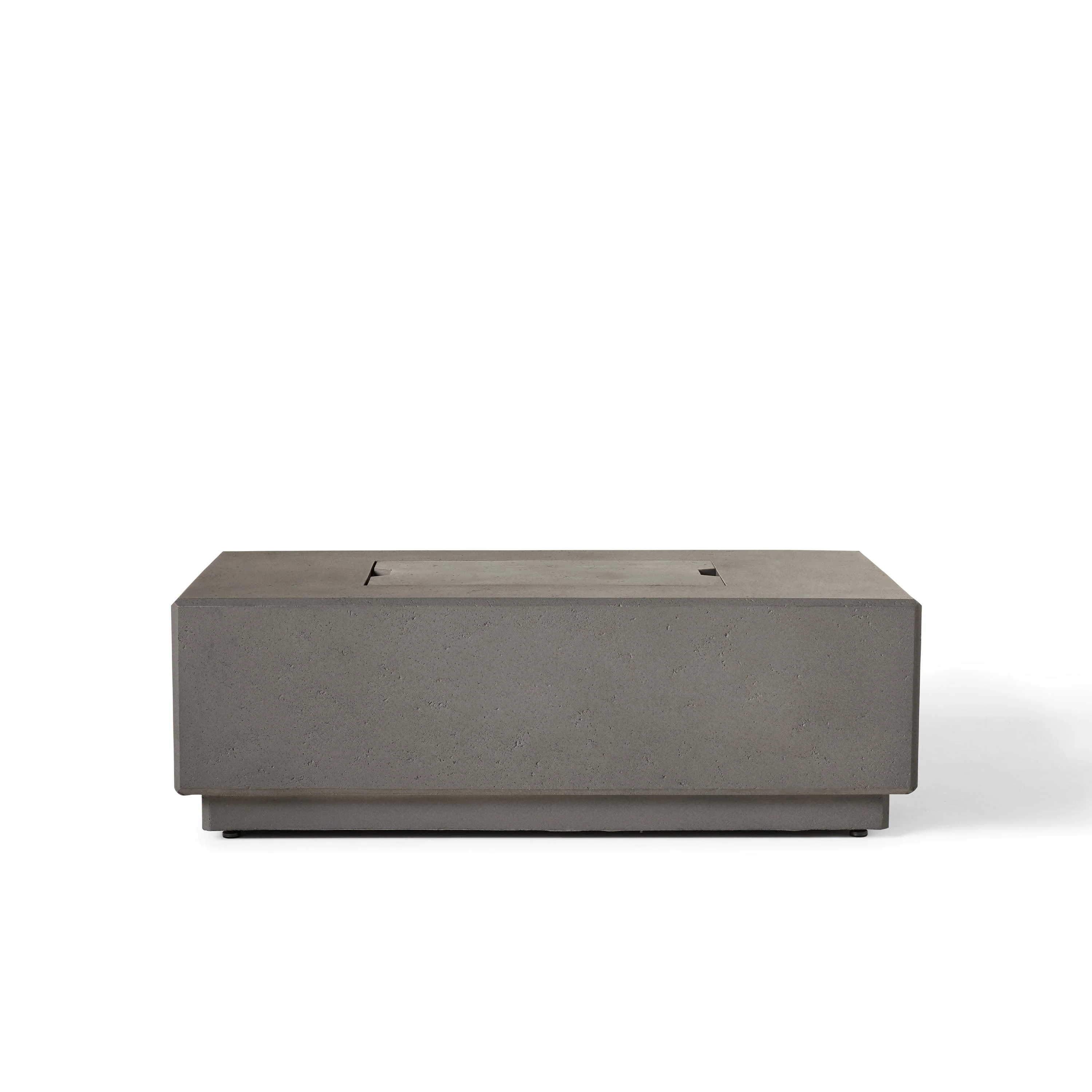 Sequoia Rectangular Fire Table in Smoke (Propane)