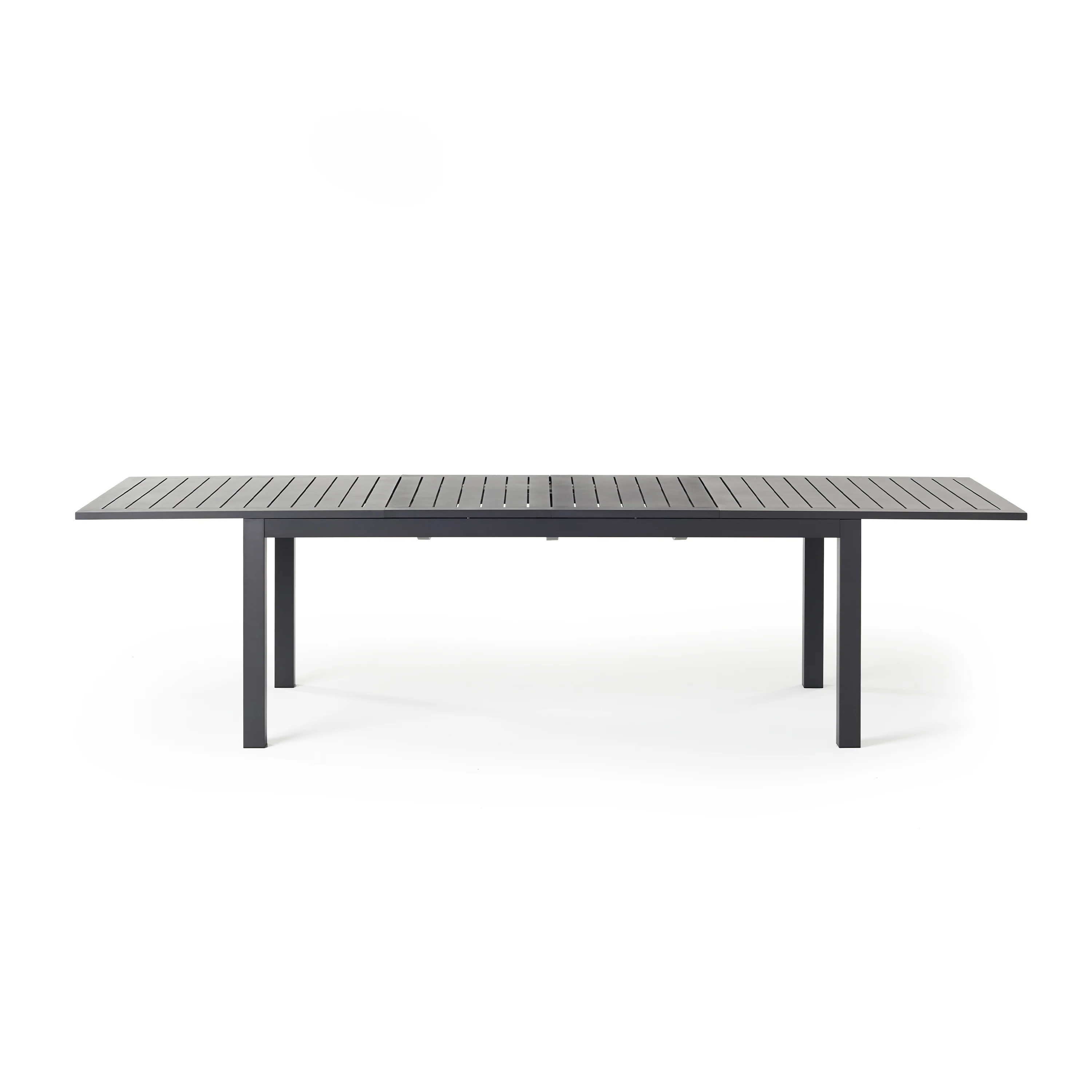 1370-belvedere-78-120-extension-dining-table-in-charcoal-aluminum-1.webp Belvedere 78"-120" Extension Dining Table in Charcoal Aluminum