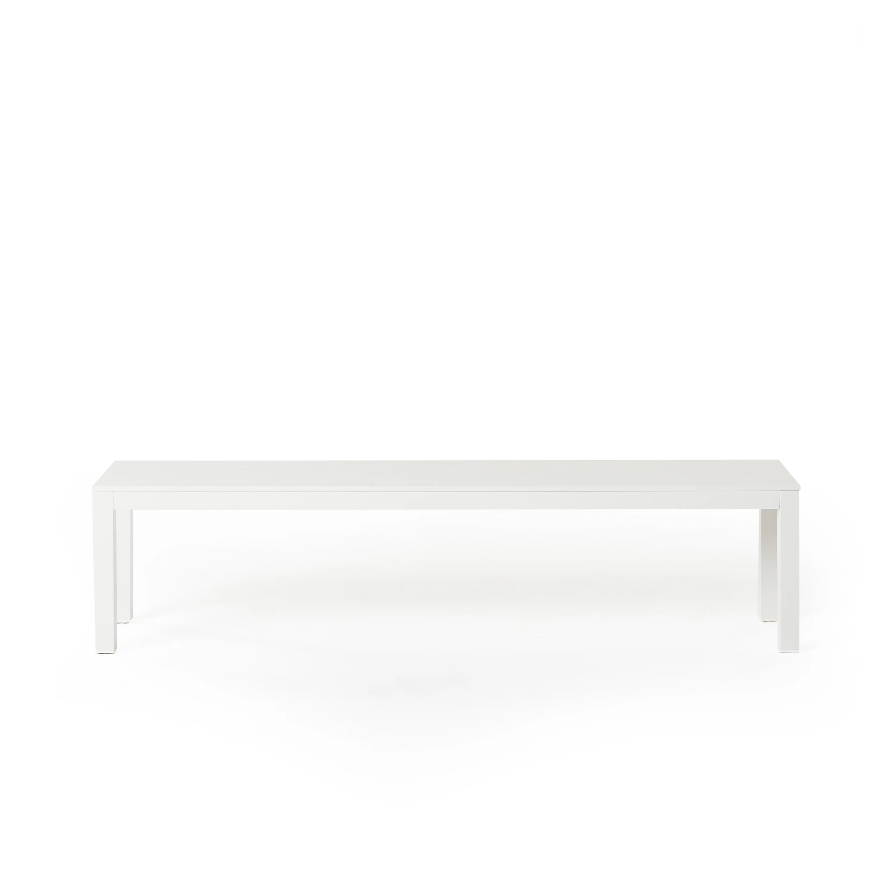 1374-belvedere-backless-bench-in-white-aluminum-1.webp Belvedere Backless Bench in White Aluminum