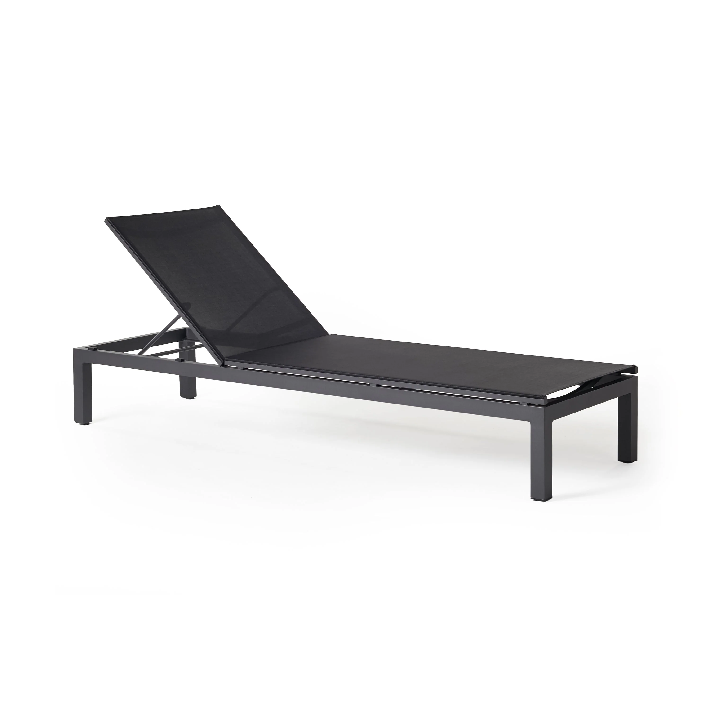 1383-belvedere-chaise-in-charcoal-aluminum-mesh-1.webp Belvedere Chaise in Charcoal Aluminum & Mesh