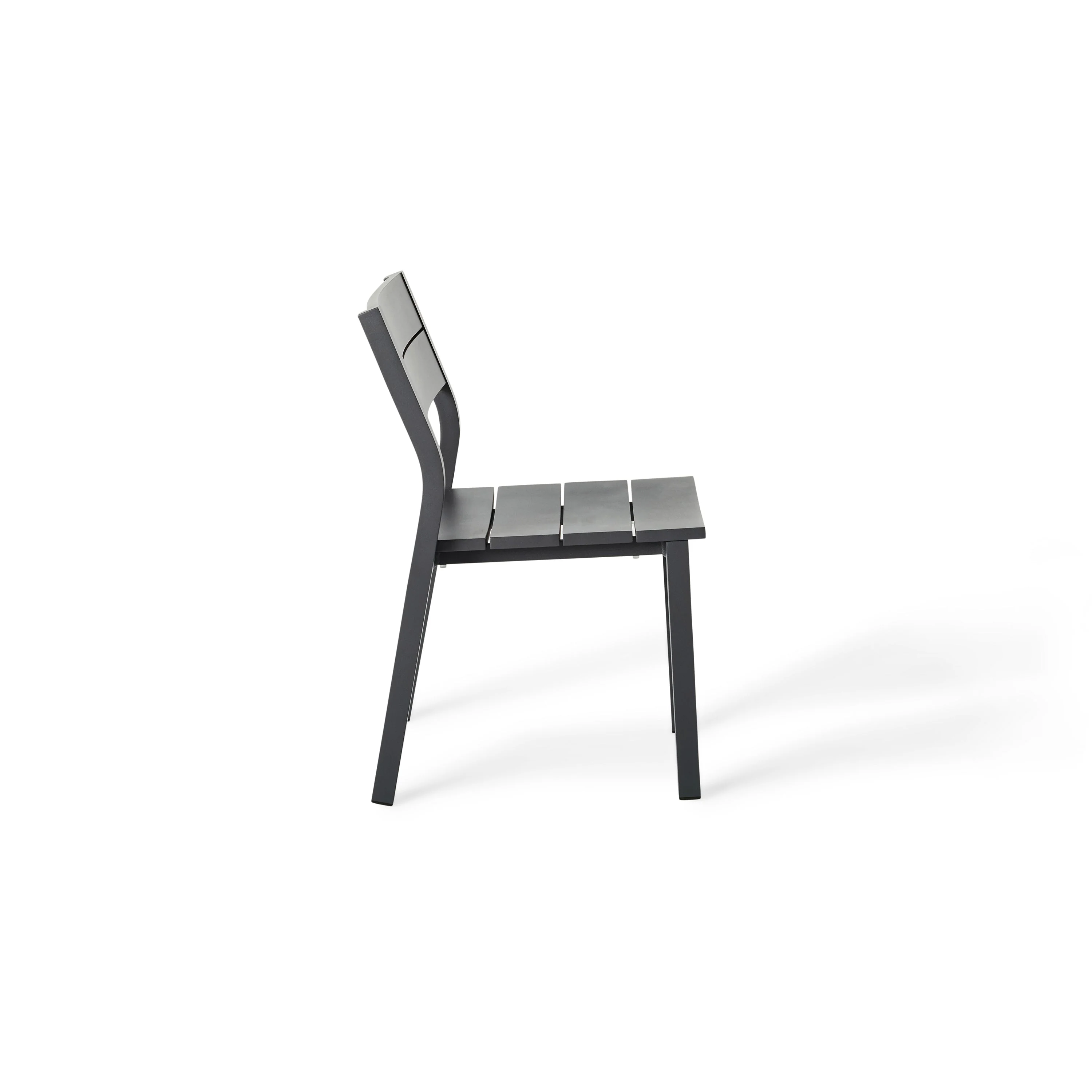 Belvedere Dining Side Chair in Charcoal