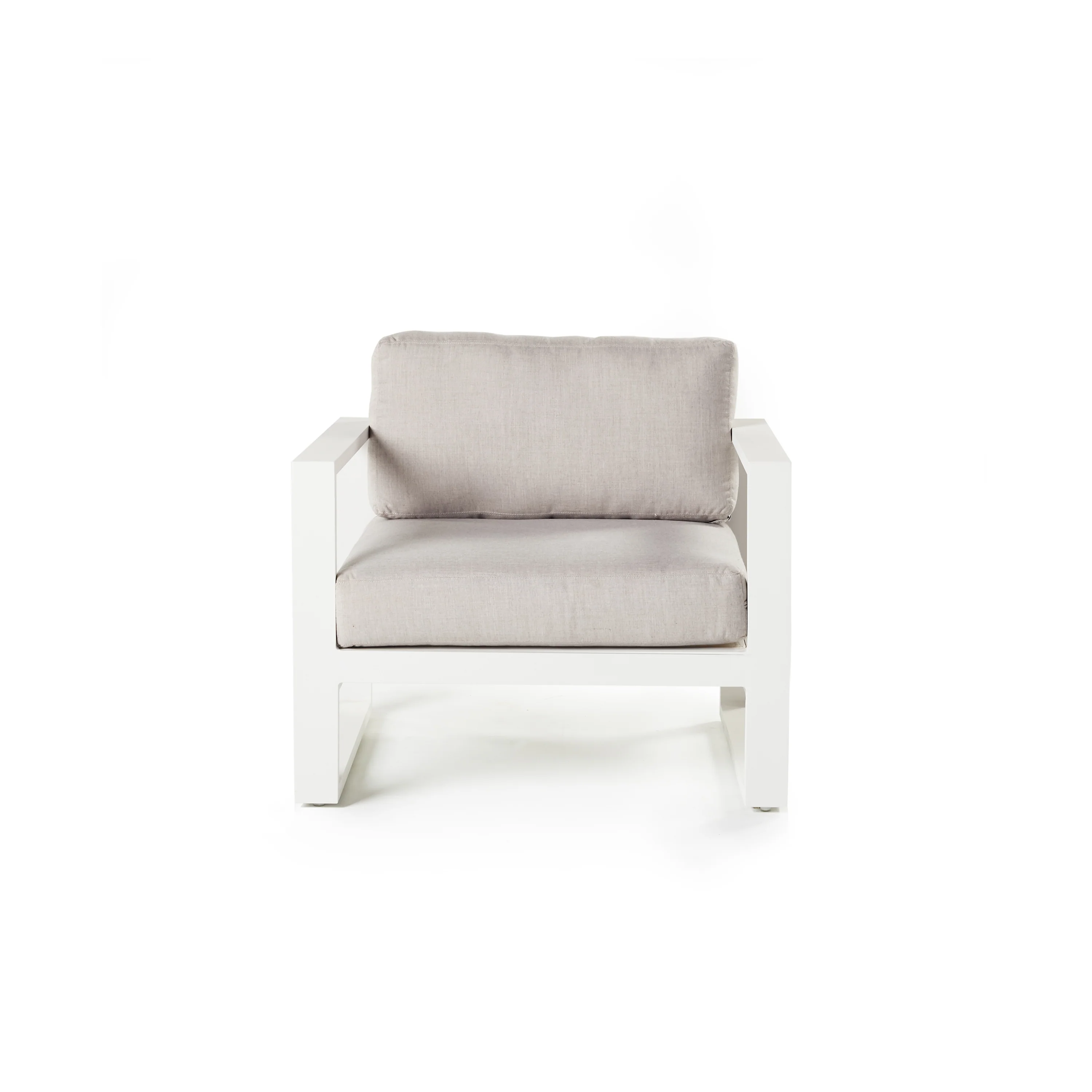 1395-belvedere-lounge-chair-in-white-aluminum-1.webp Belvedere Lounge Chair in White Aluminum