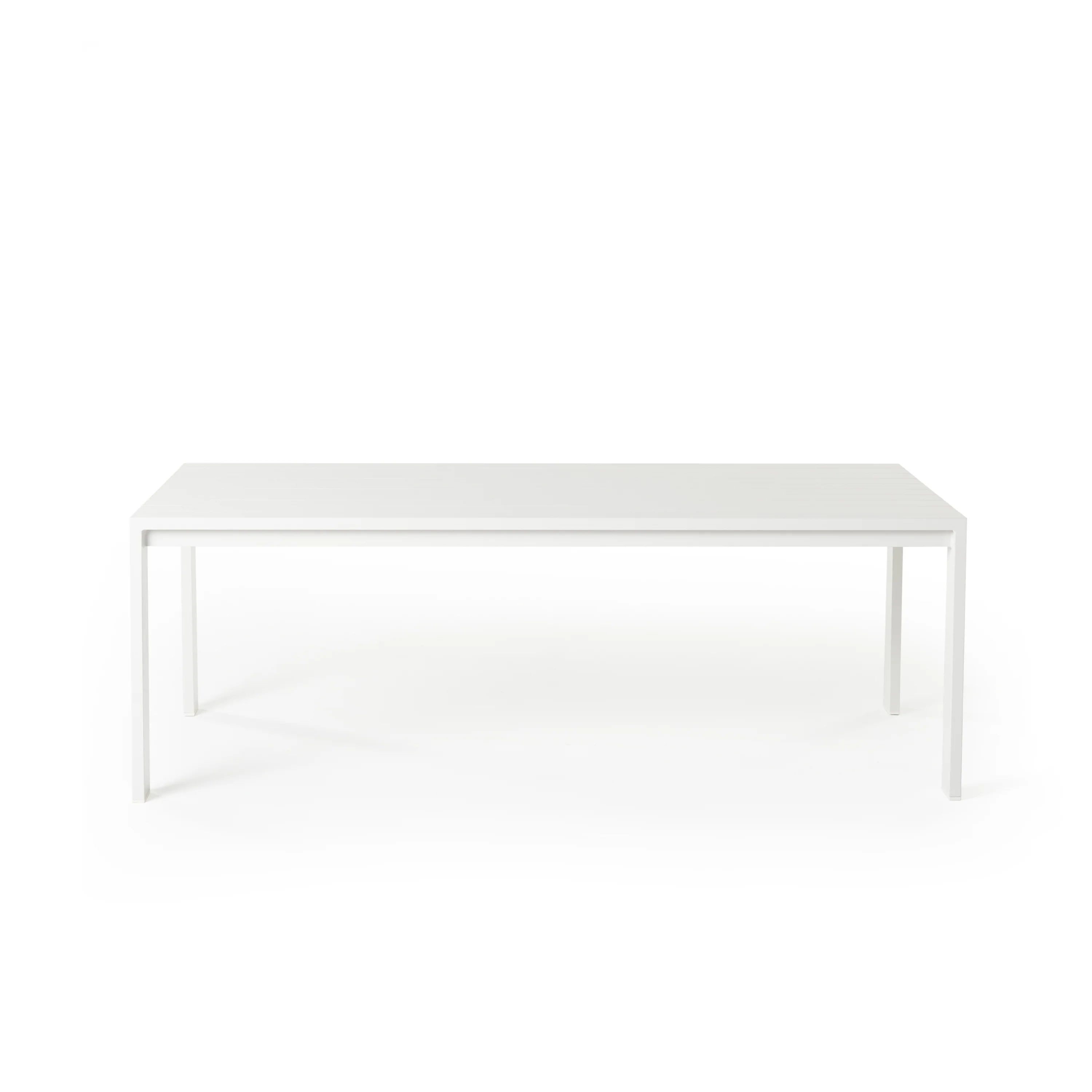 1400-belvedere-rectangular-dining-table-in-white-aluminum-1.webp Belvedere Rectangular Dining Table in White Aluminum