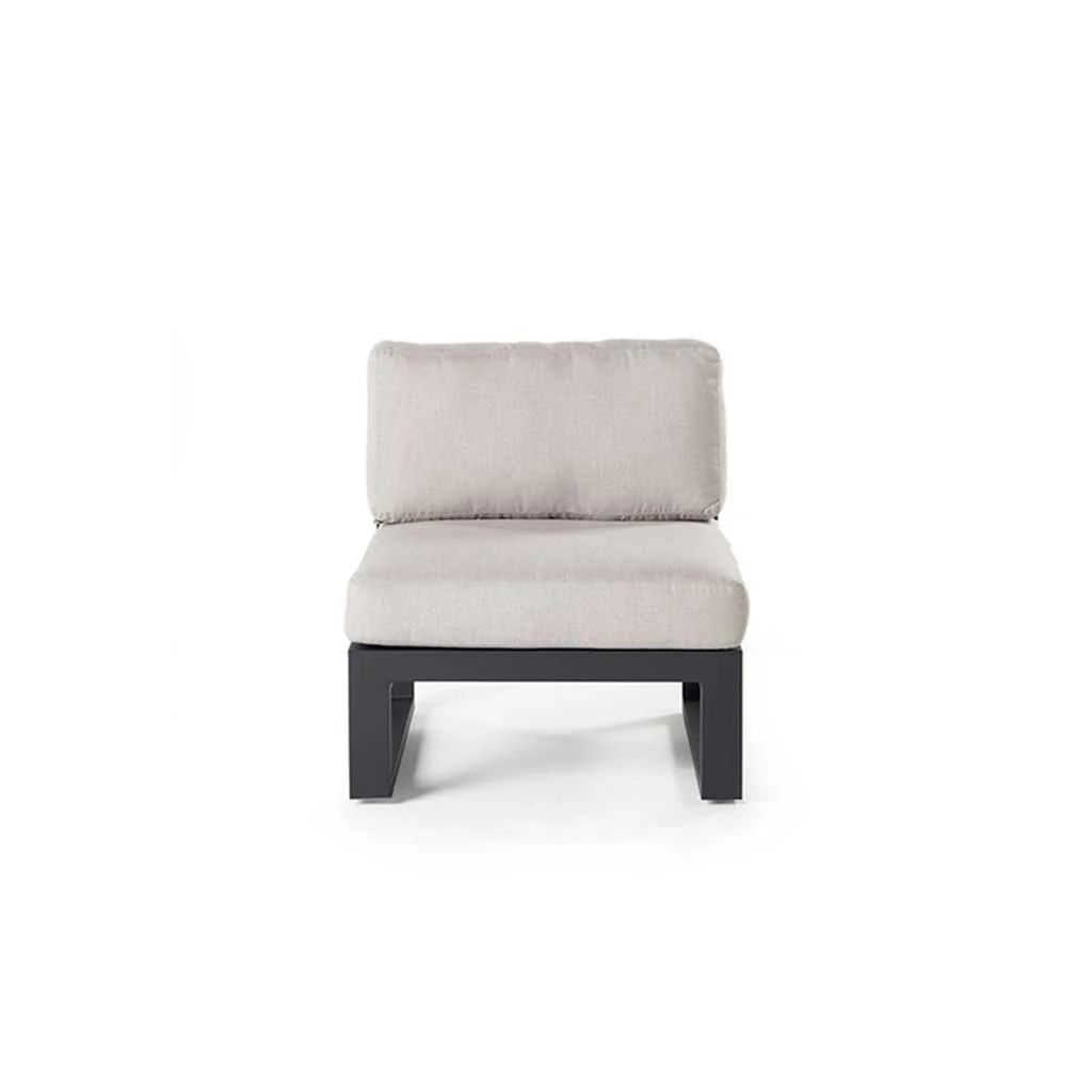 1401-belvedere-sectional-armless-chair-in-charcoal-aluminum-1.webp Belvedere Sectional Armless Chair in Charcoal Aluminum