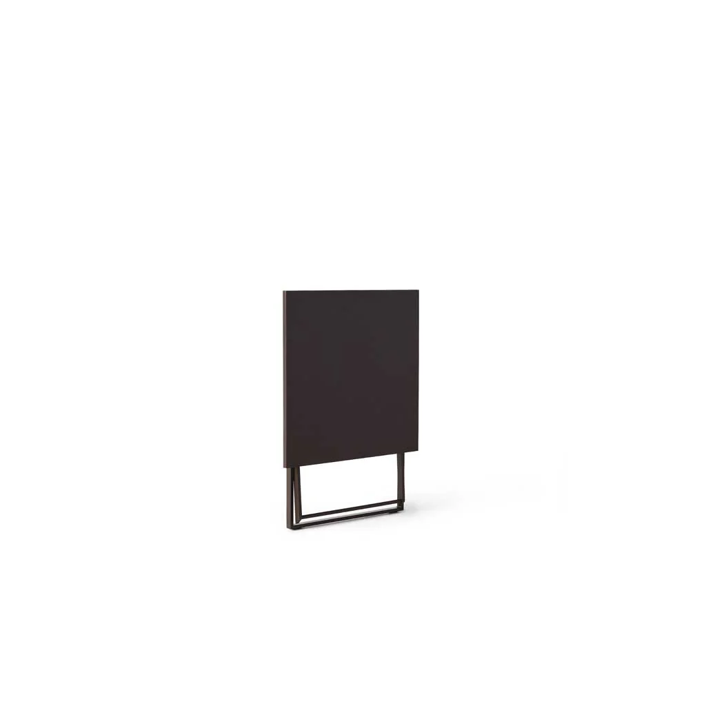 Bistro Folding Dining Table in Coffee Aluminum