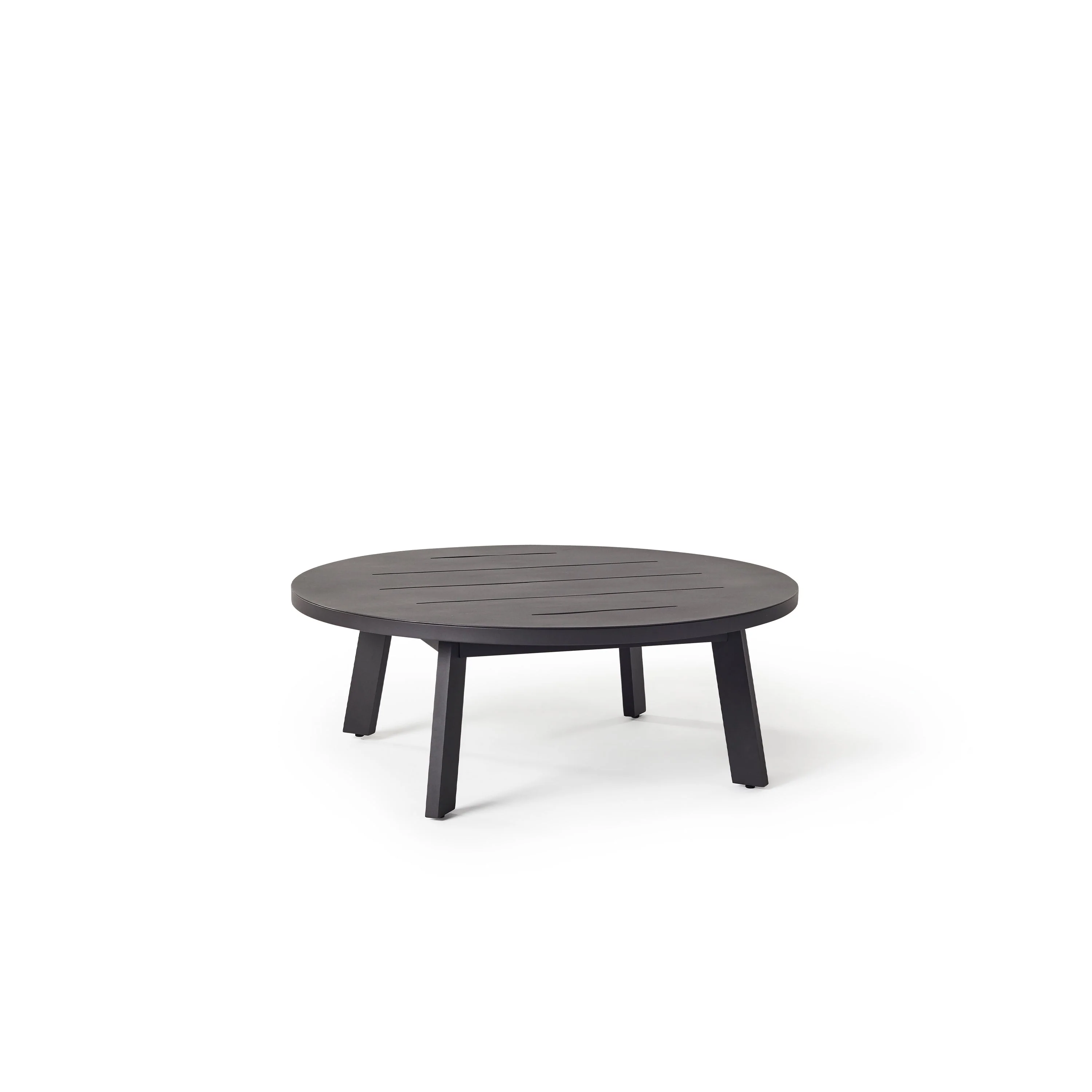 1437-cavallo-43-round-coffee-table-in-charcoal-aluminum-2.webp Cavallo 43" Round Coffee Table in Charcoal Aluminum