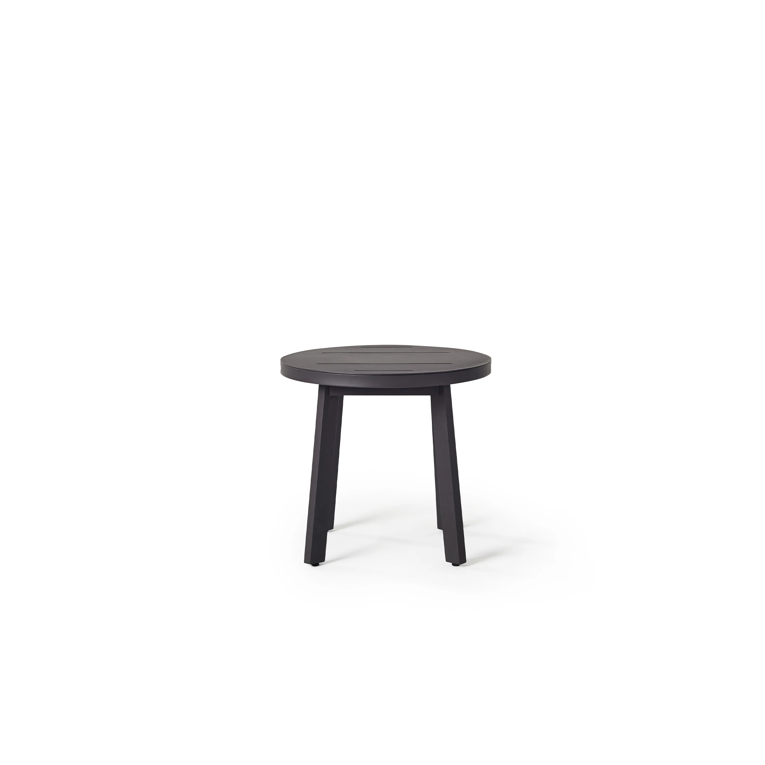 1444-cavallo-round-side-table-in-charcoal-aluminum-1.webp Cavallo Round Side Table in Charcoal Aluminum