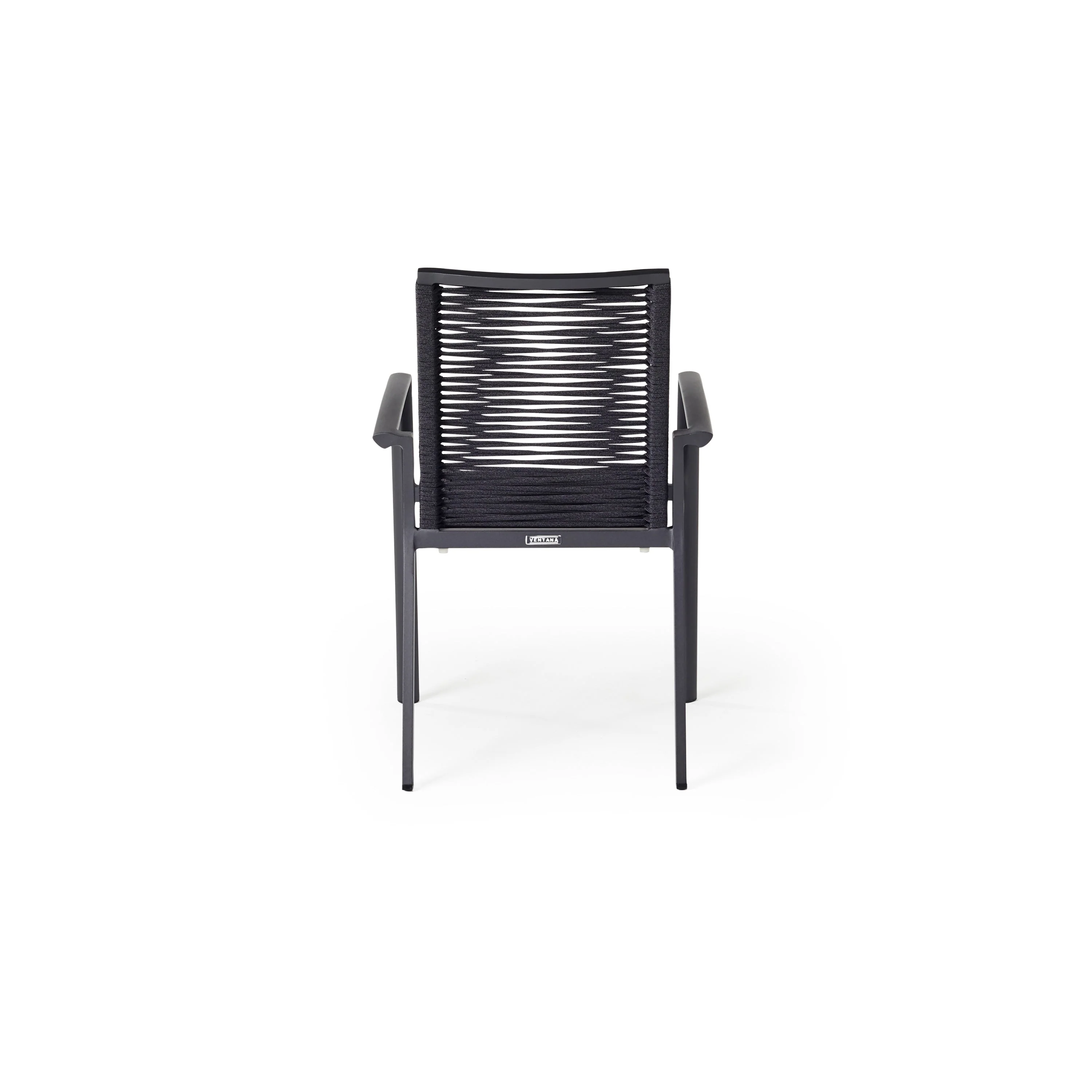 Diablo Dining Arm Chair in Charcoal