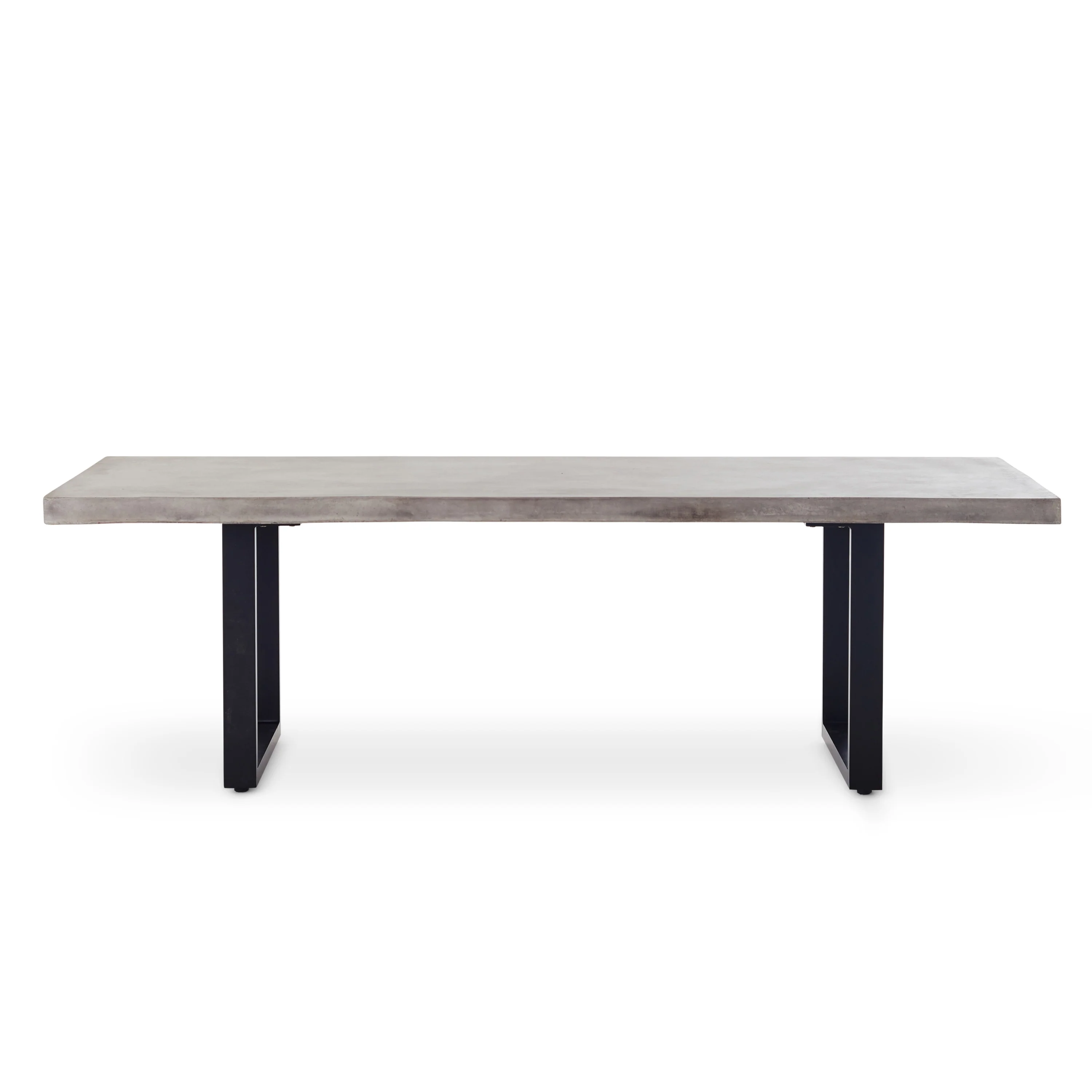 La Jolla 95" Dining Table in Charcoal