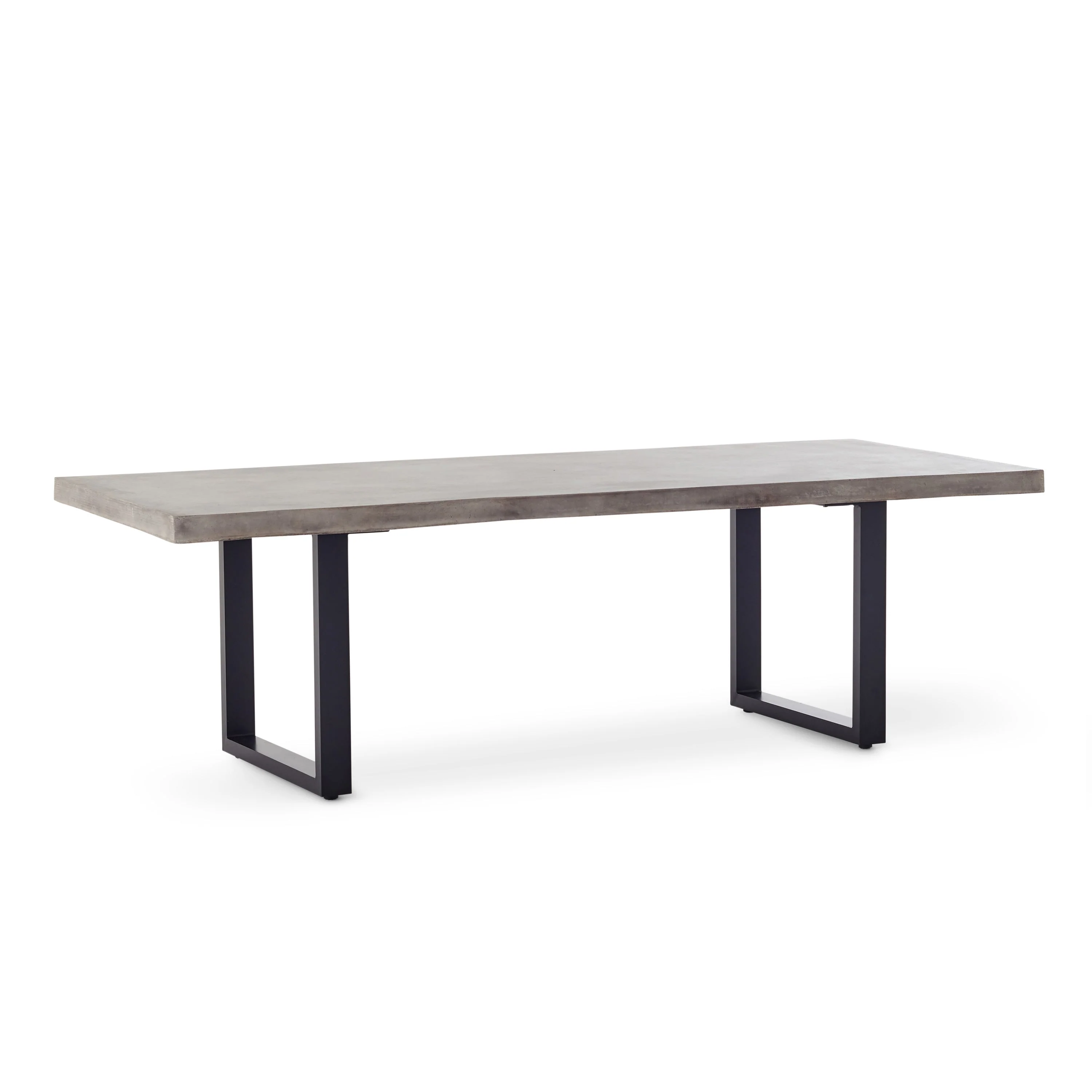 La Jolla 95" Dining Table in Charcoal