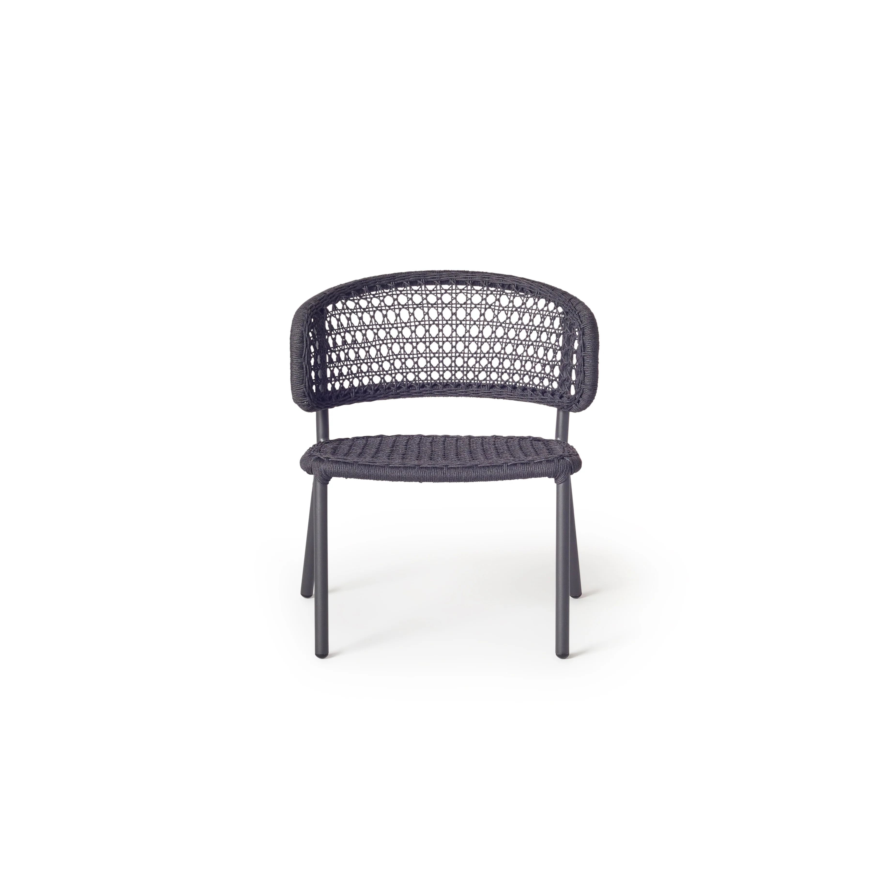 Mariposa Lounge Chair with Charcoal Rope