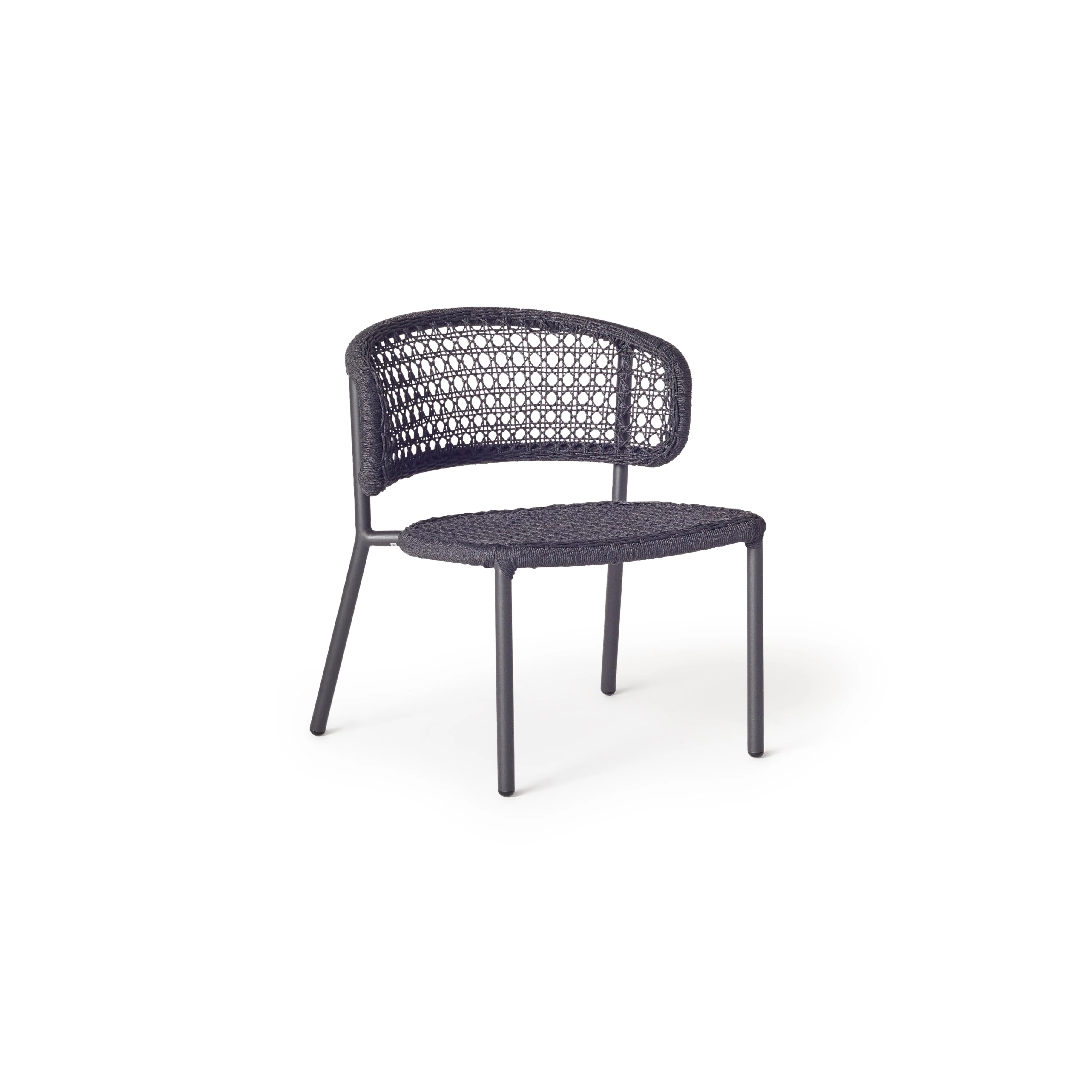 Mariposa Lounge Chair with Charcoal Rope