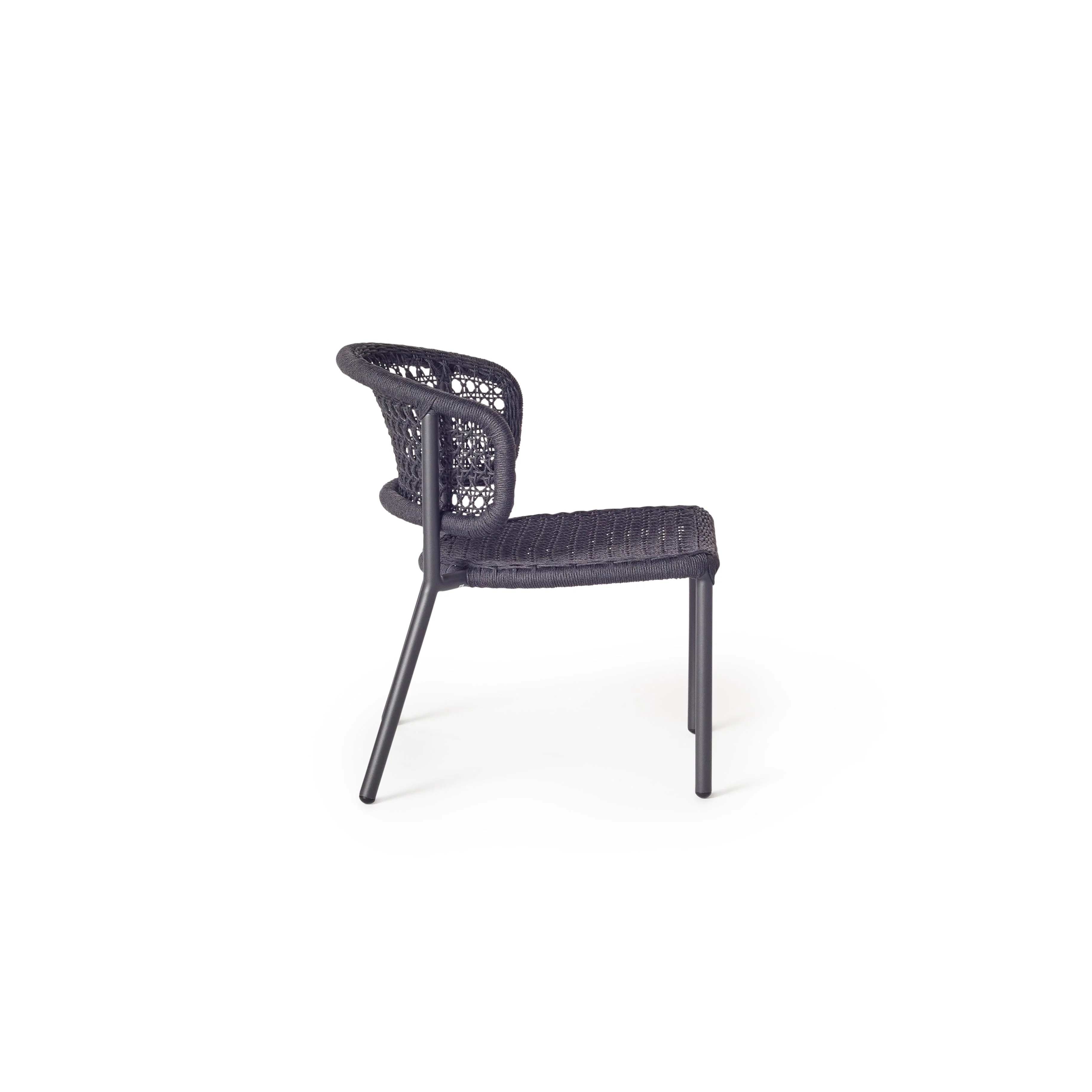 Mariposa Lounge Chair with Charcoal Rope