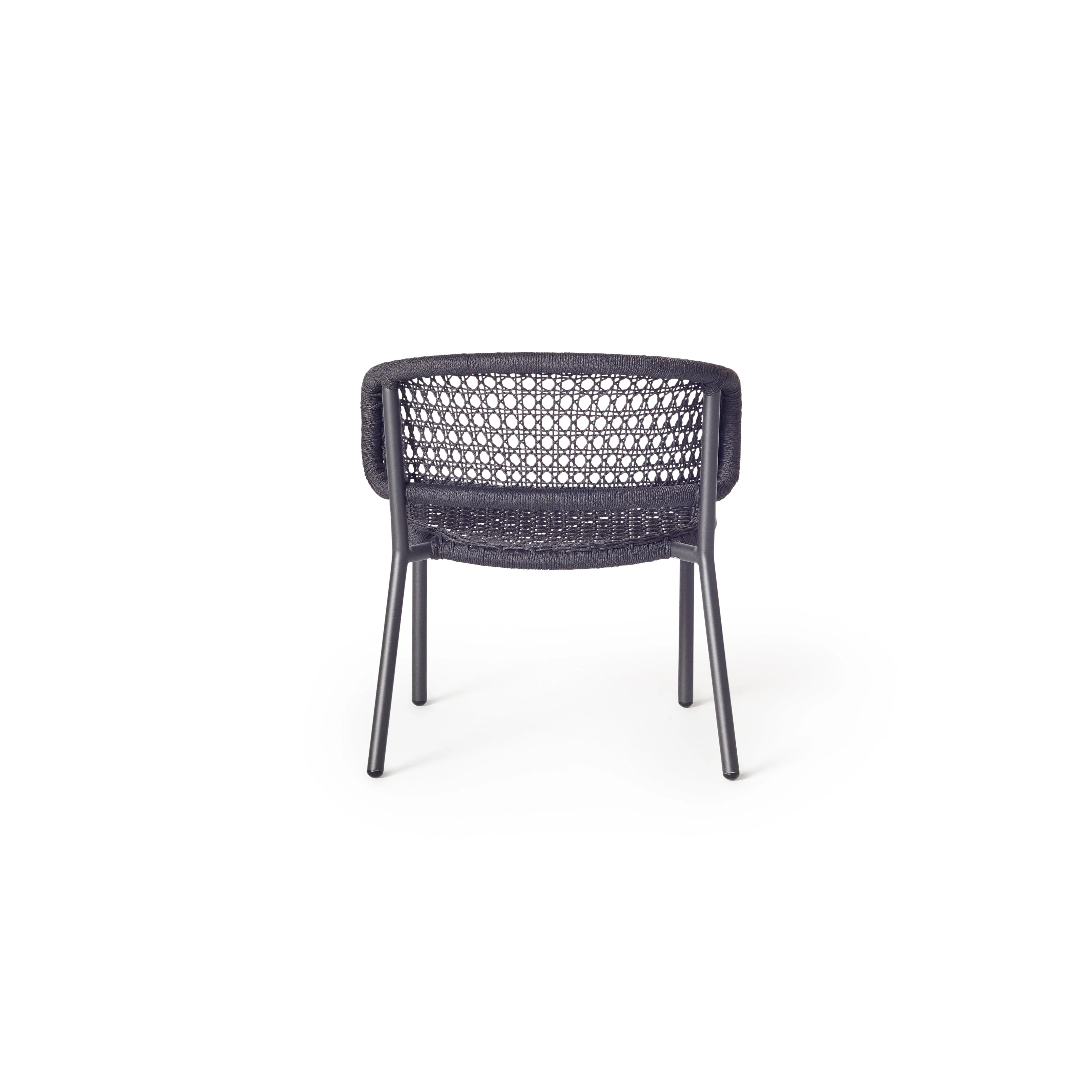 Mariposa Lounge Chair with Charcoal Rope