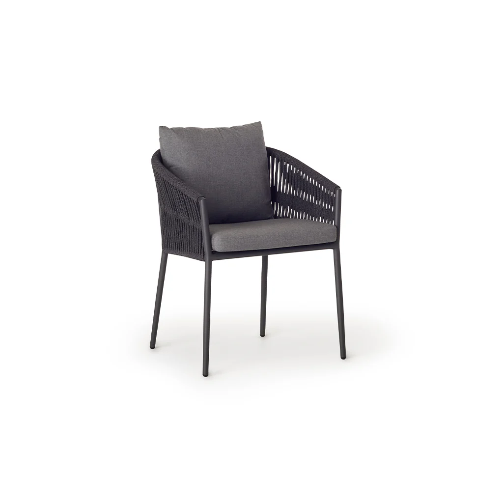 1506-olema-dining-arm-chair-in-charcoal-aluminum-1.webp Olema Dining Arm Chair in Charcoal Aluminum