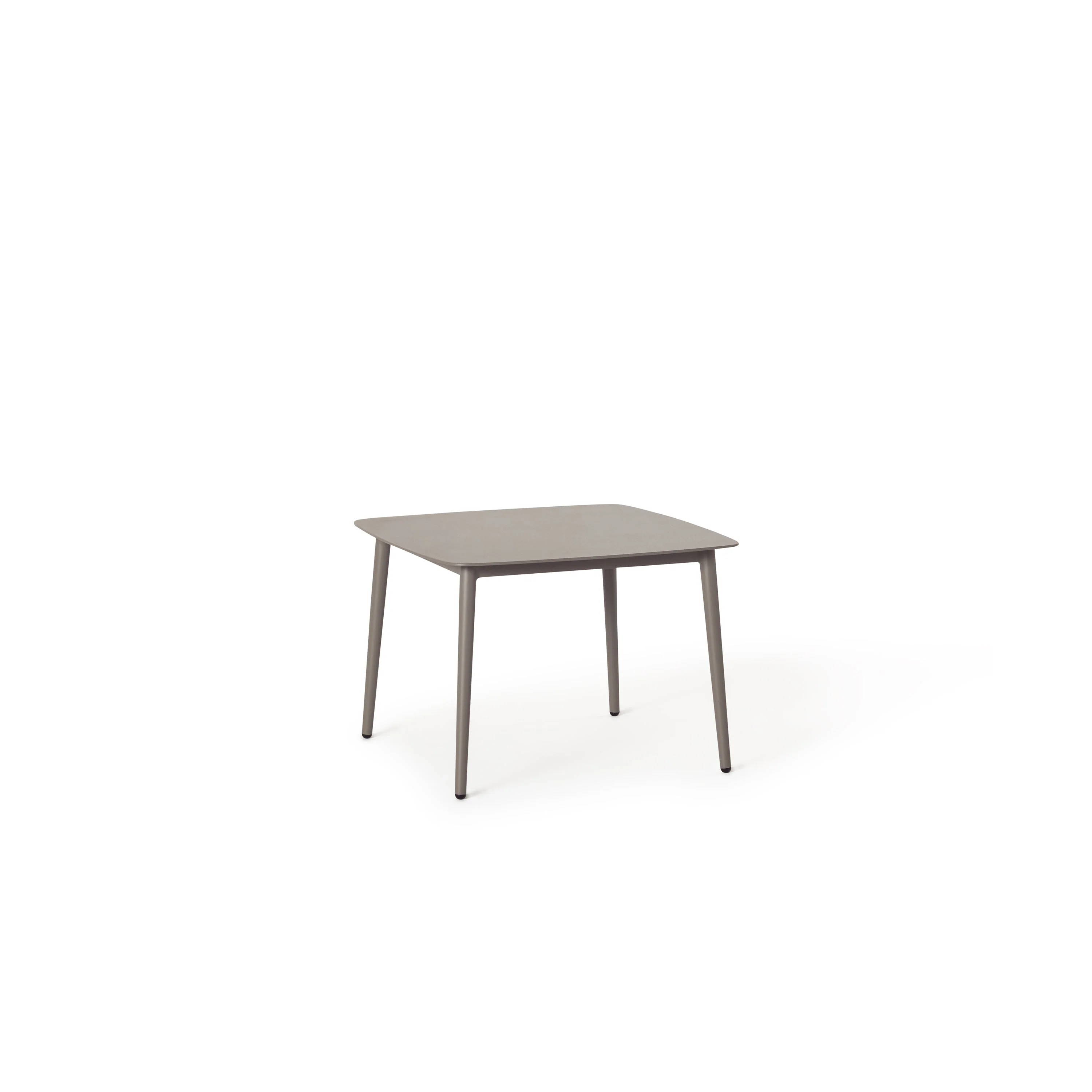 Olema Side Table in Quartz Grey Aluminum