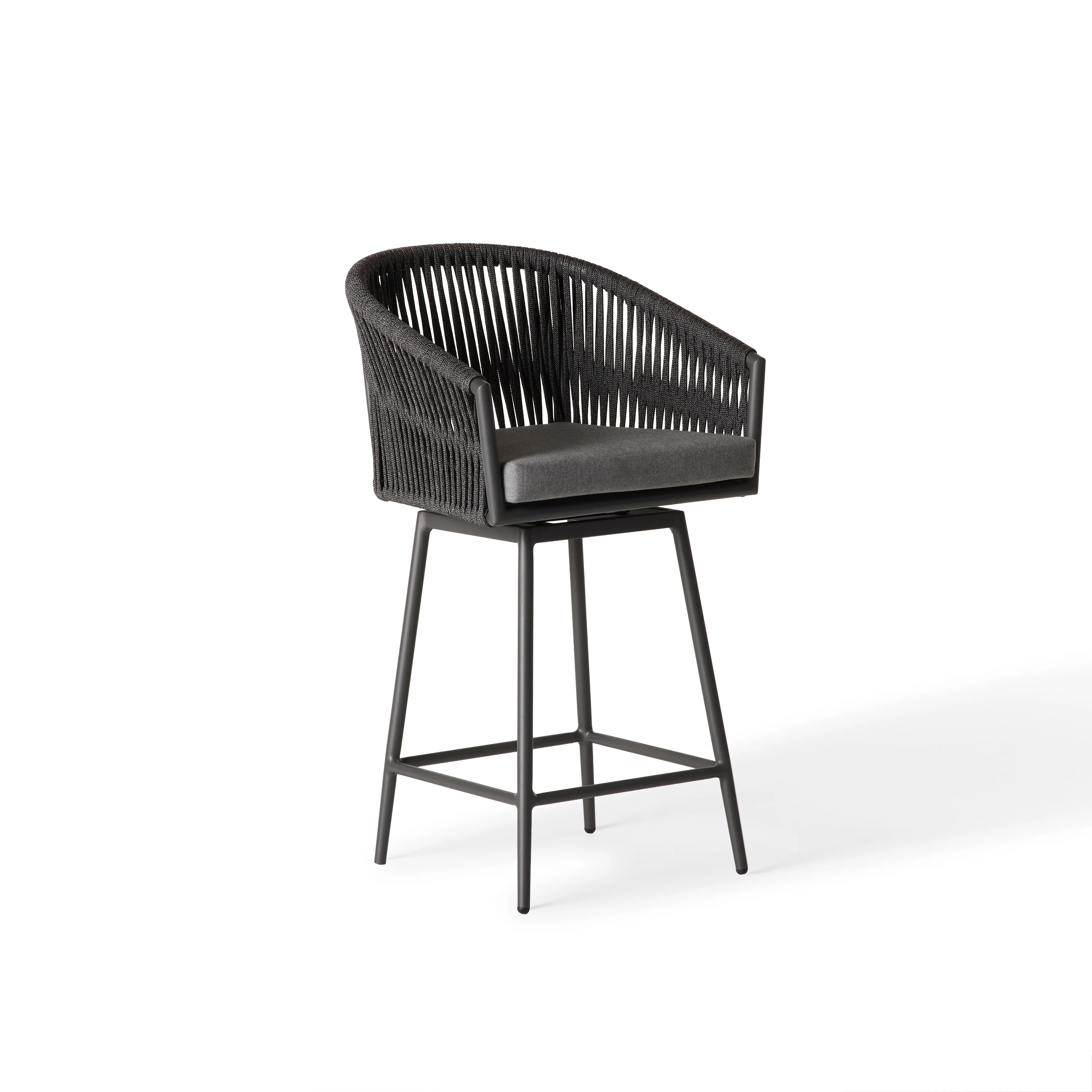 1516-olema-swivel-counter-chair-in-charcoal-aluminum-1.webp Olema Swivel Counter Chair in Charcoal Aluminum