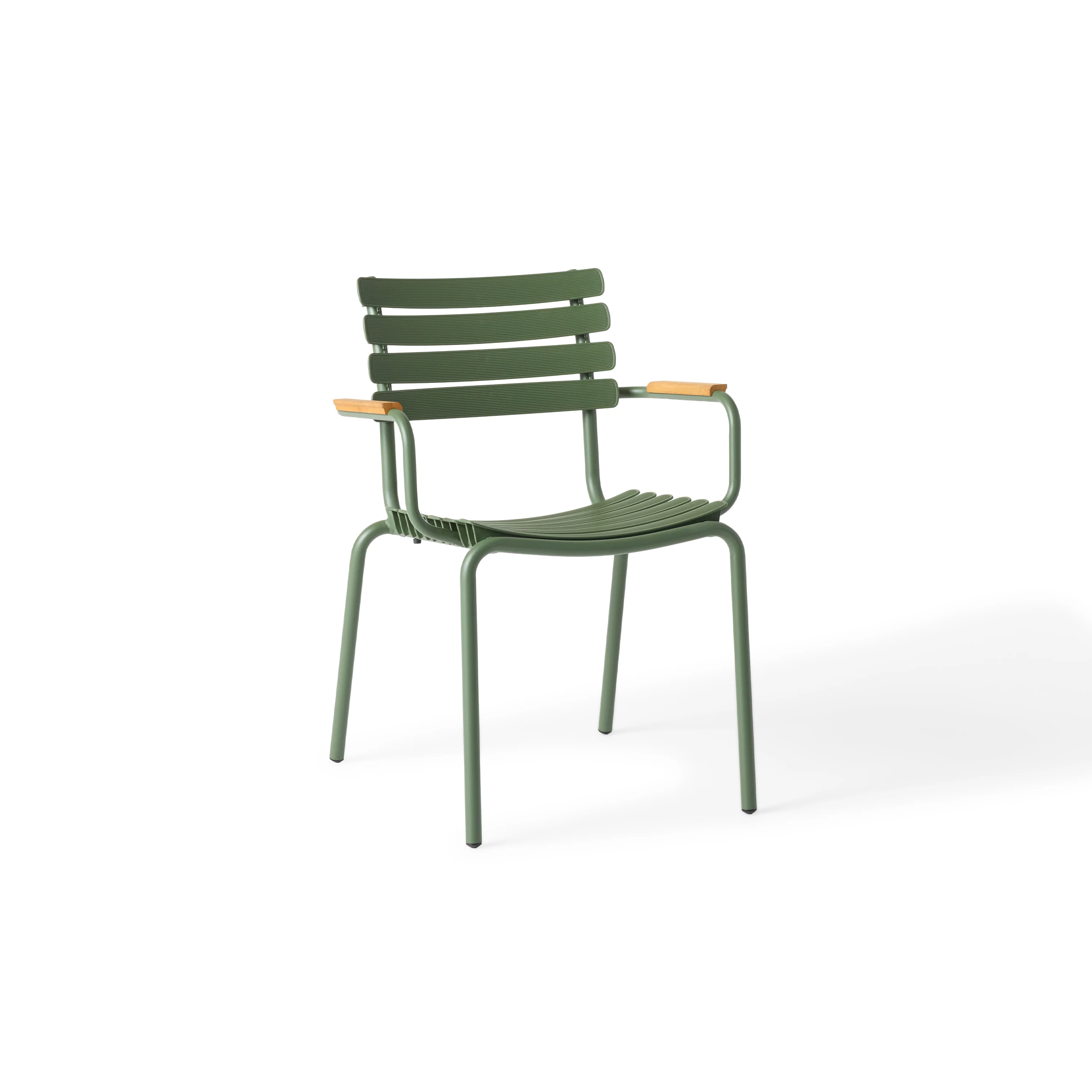 1546-reclips-dining-arm-chair-olive-bamboo-1.webp ReClips Dining Arm Chair - Olive / Bamboo