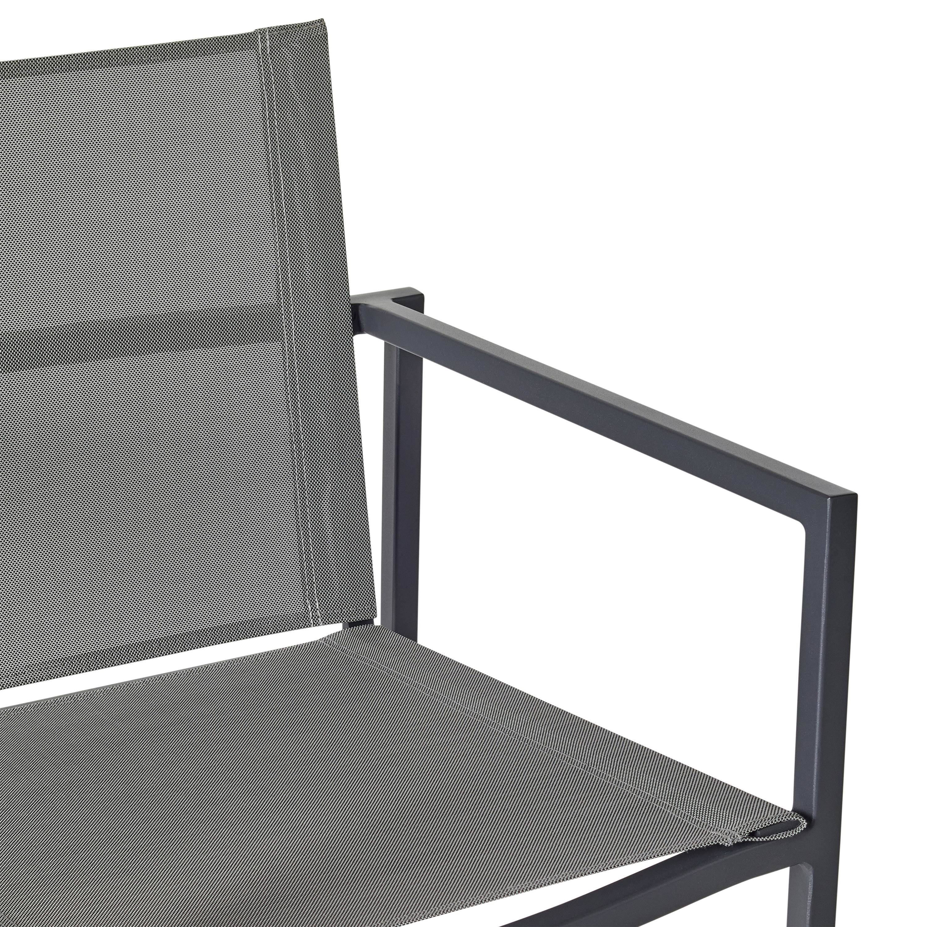 Santa Monica Bar Chair in Charcoal