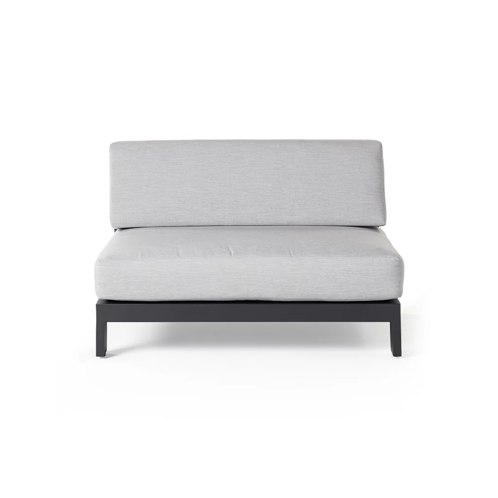 1583-tiburon-sectional-armless-loveseat-in-charcoal-aluminum-1.webp Tiburon Sectional Armless Loveseat in Charcoal Aluminum
