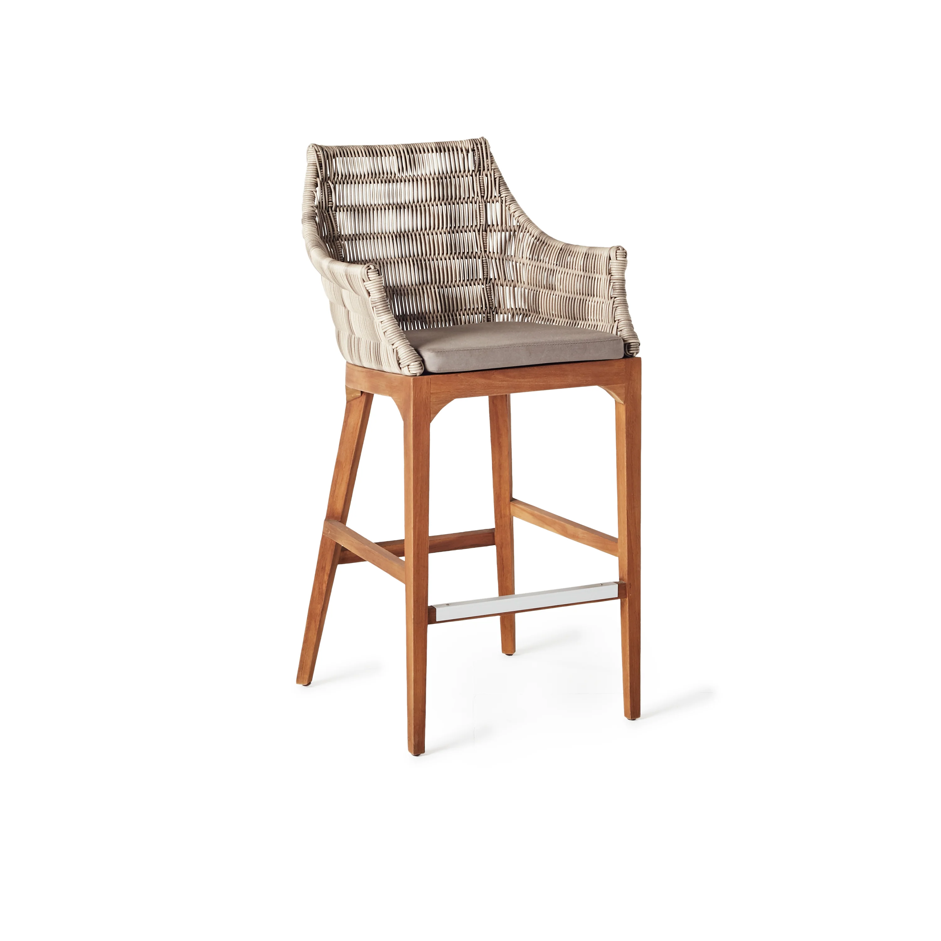 1646-madera-bar-chair-in-teak-and-all-weather-wicker-1.webp Madera Bar Chair in Teak and All-Weather Wicker