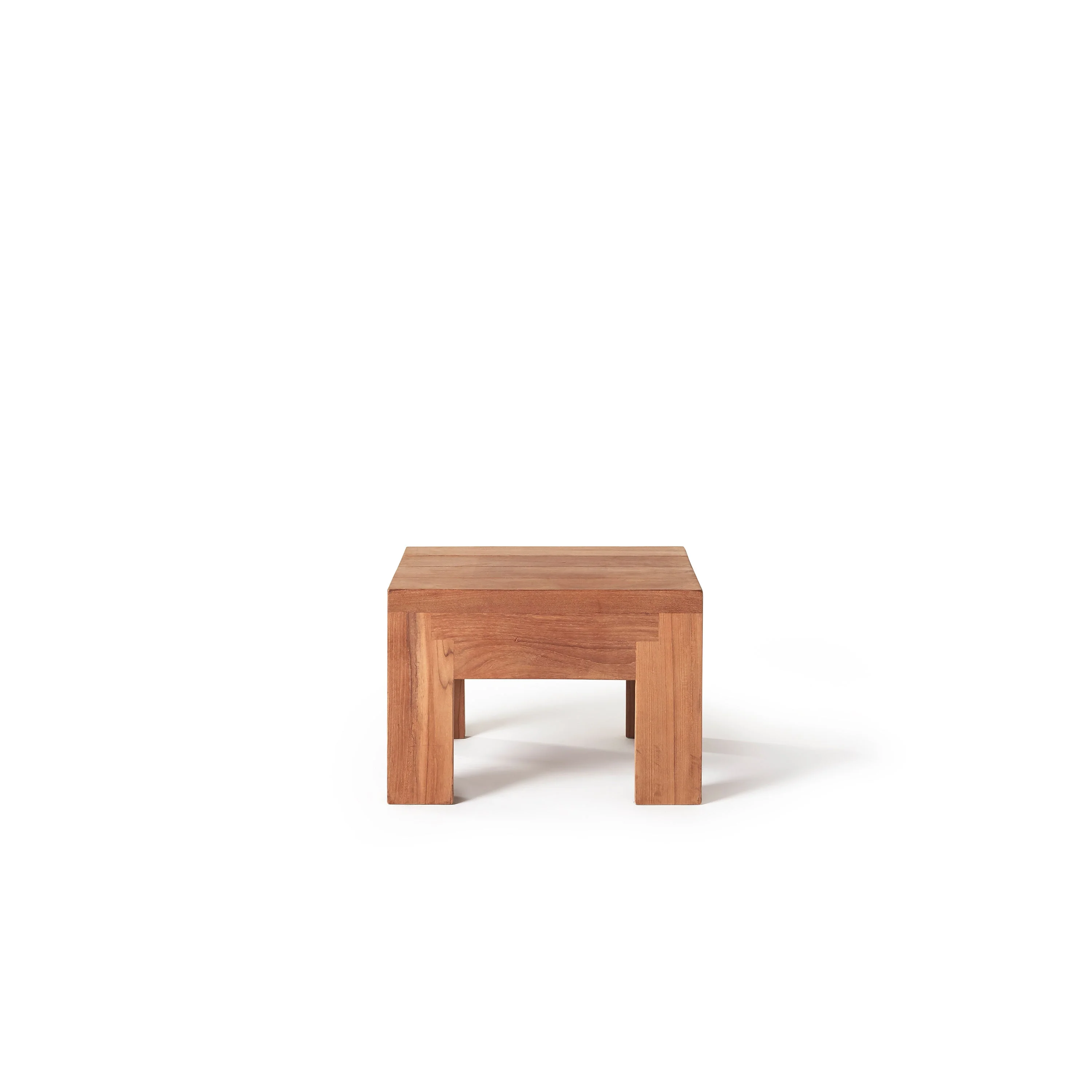 Rivoli Square Side Table in Teak