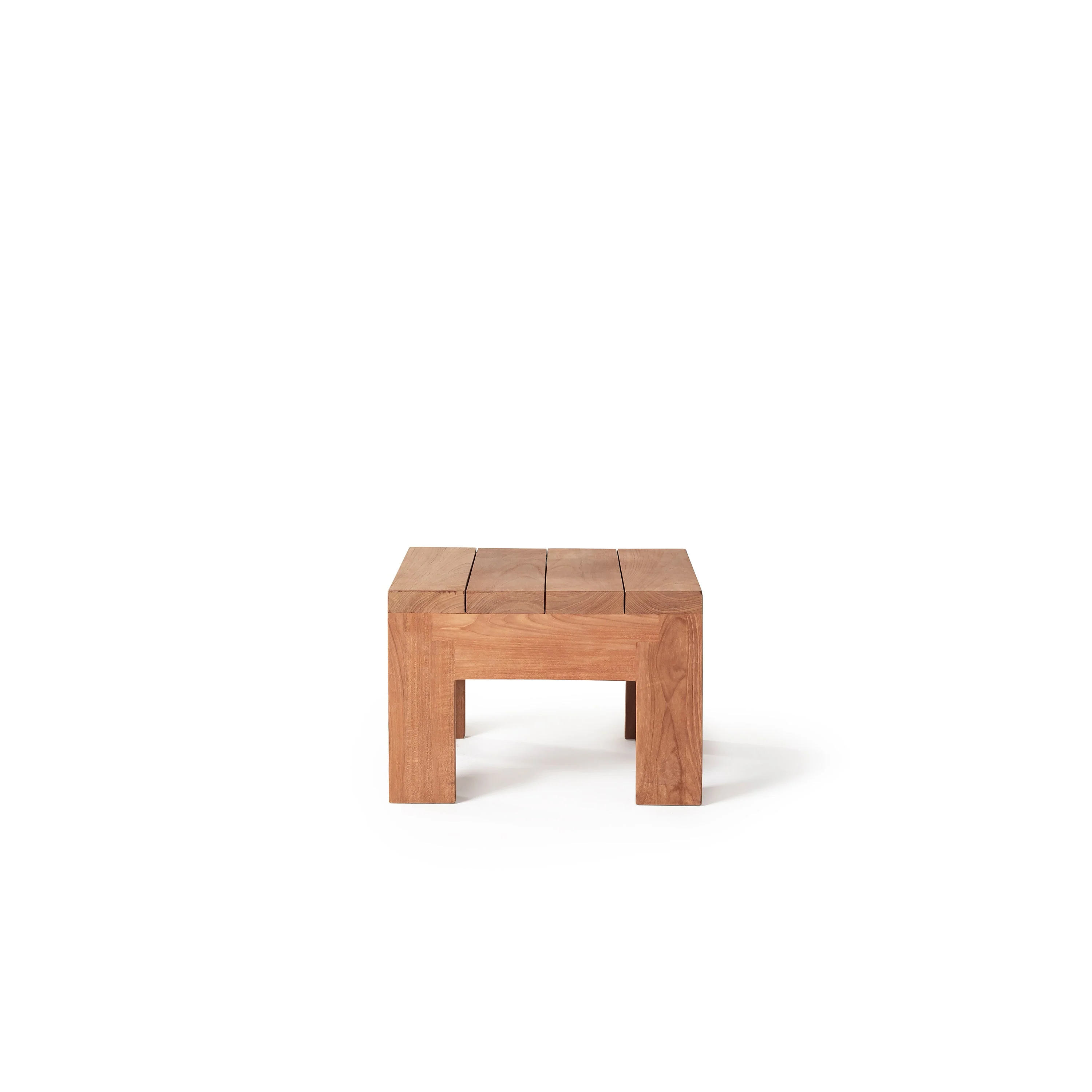 Rivoli Square Side Table in Teak