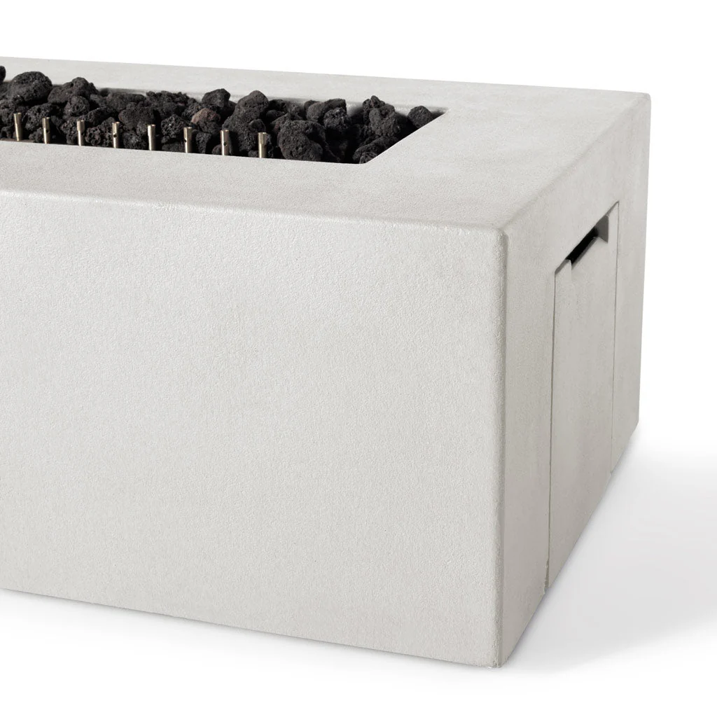 Tahoe Rectangular Fire Table (Propane) - Flint