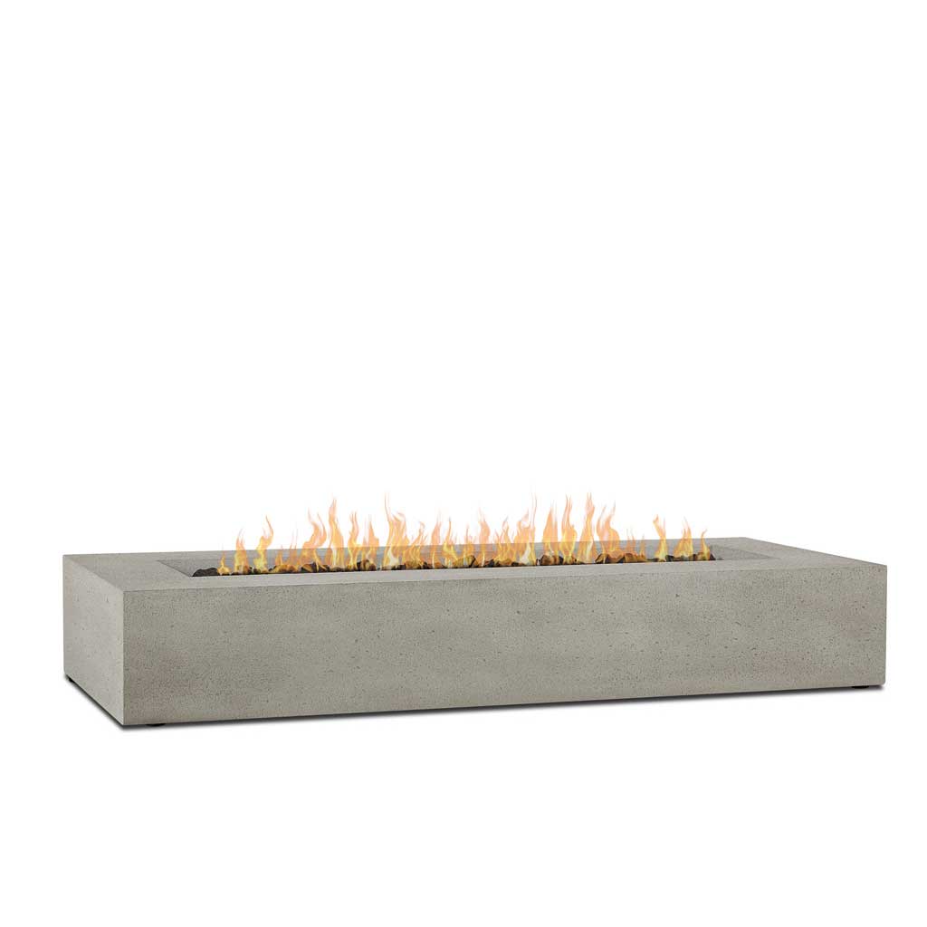 Aspen 72" Rectangular Fire Table - Flint