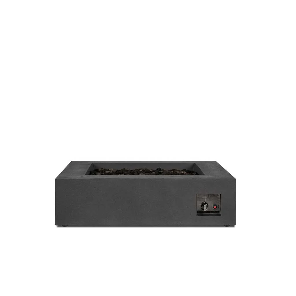 Aspen Square Fire Table - Carbon