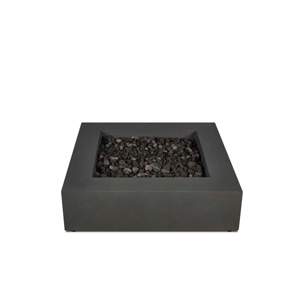 Aspen Square Fire Table - Carbon