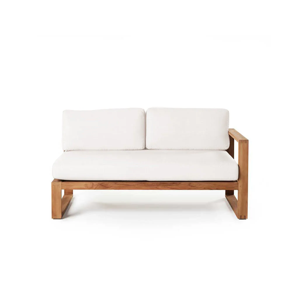 Belvedere Sectional Left Arm in Teak