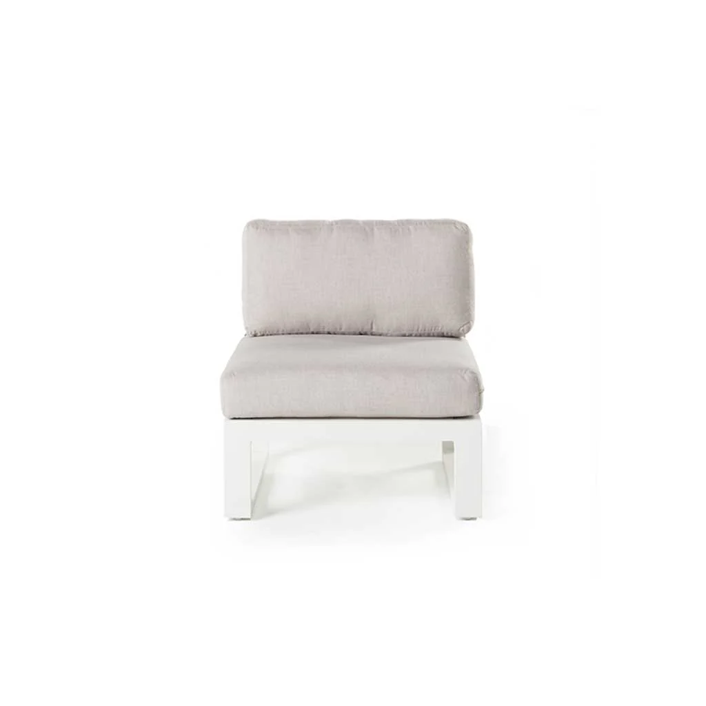 1727-belvedere-sectional-armless-chair-in-white-aluminum-1.webp Belvedere Sectional Armless Chair in White Aluminum