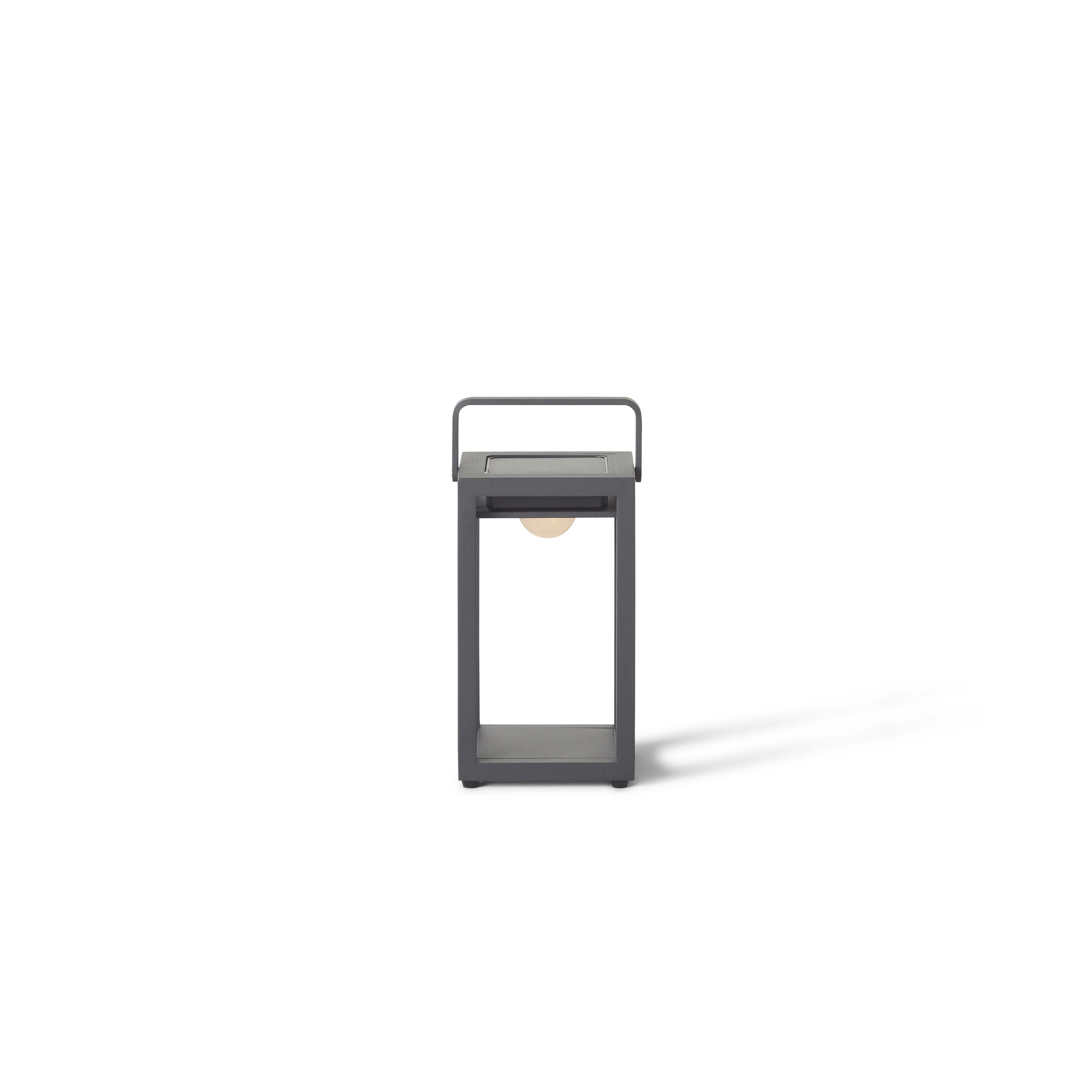 Lux Aluminum Table Lamp in Charcoal