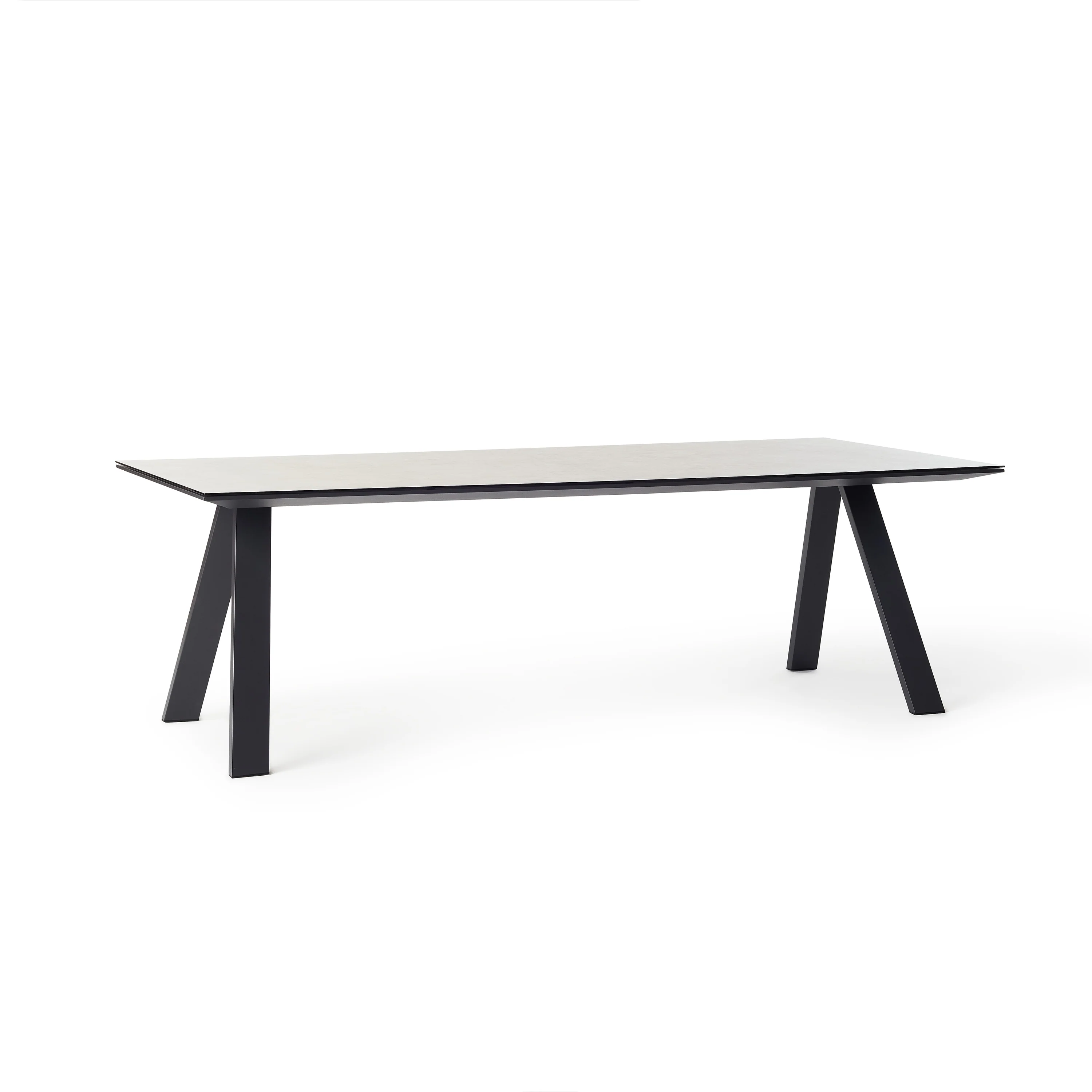 Inverness Dining Table in Charcoal