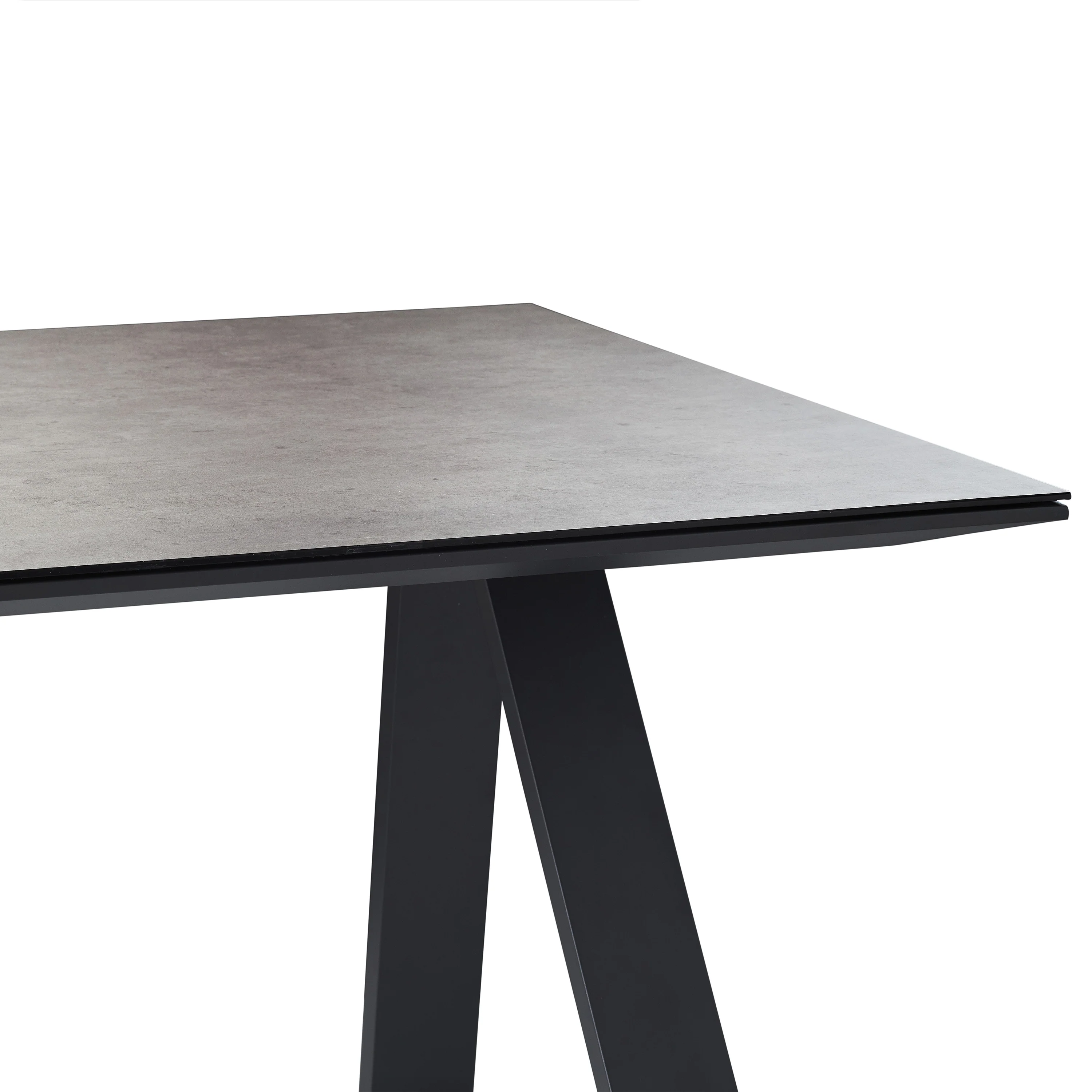 Inverness Dining Table in Charcoal