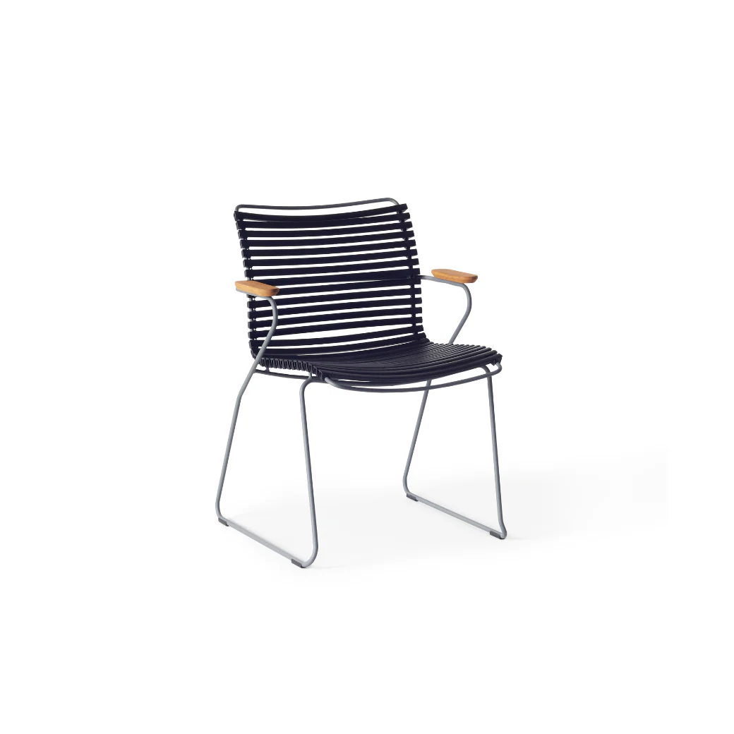 1915-click-dining-arm-chair-in-black-1.webp Click Dining Arm Chair in Black