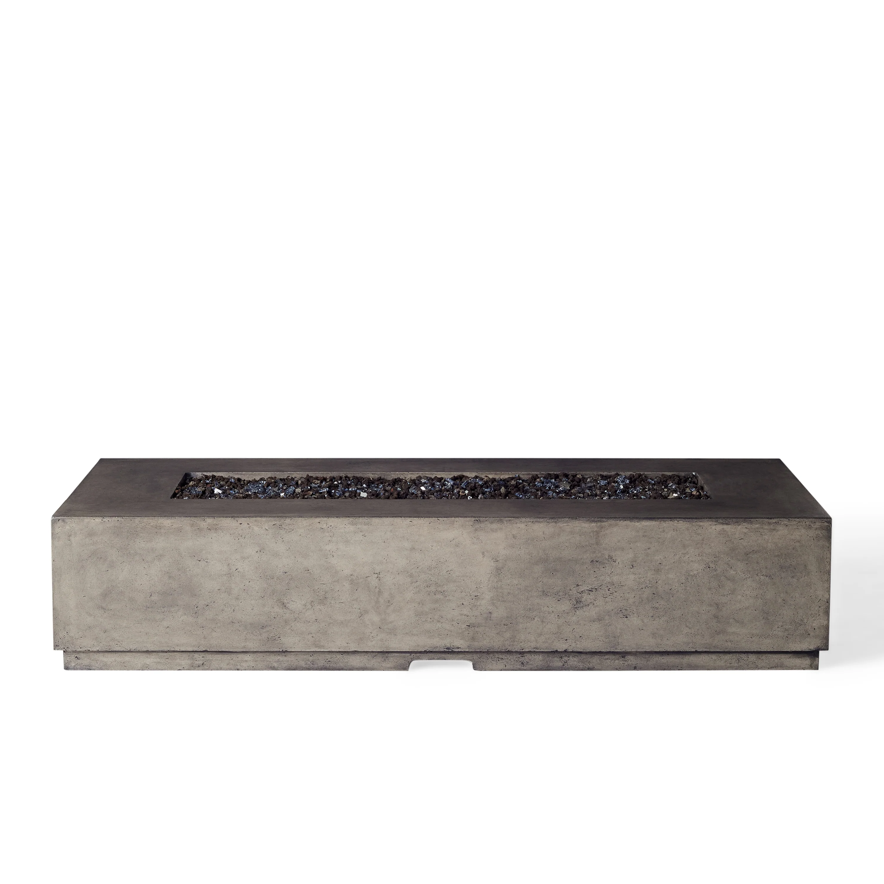 Legend 72" Rectangular Fire Table in Dark Basalt (Natural Gas)