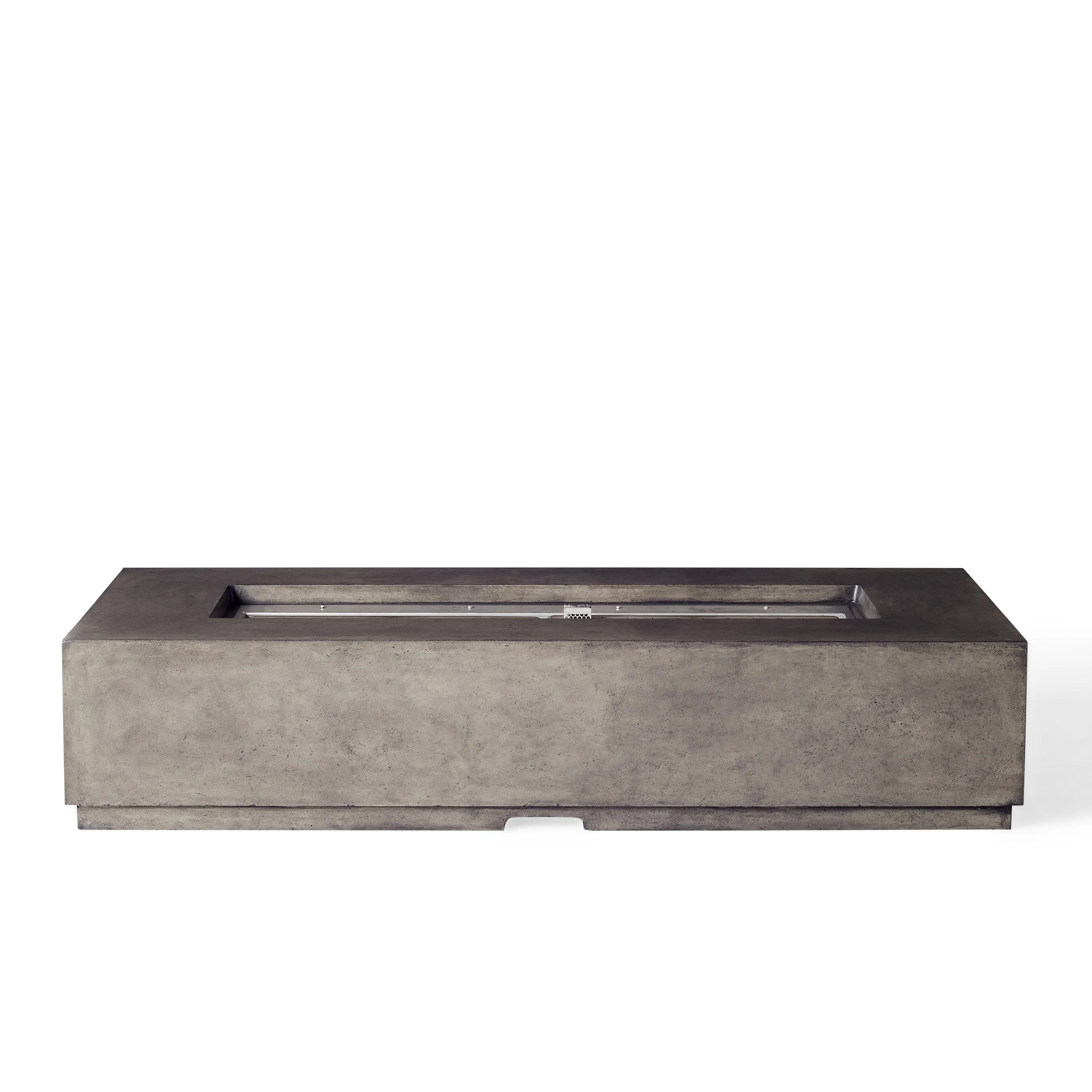 Legend 72" Rectangular Fire Table in Dark Basalt (Natural Gas)