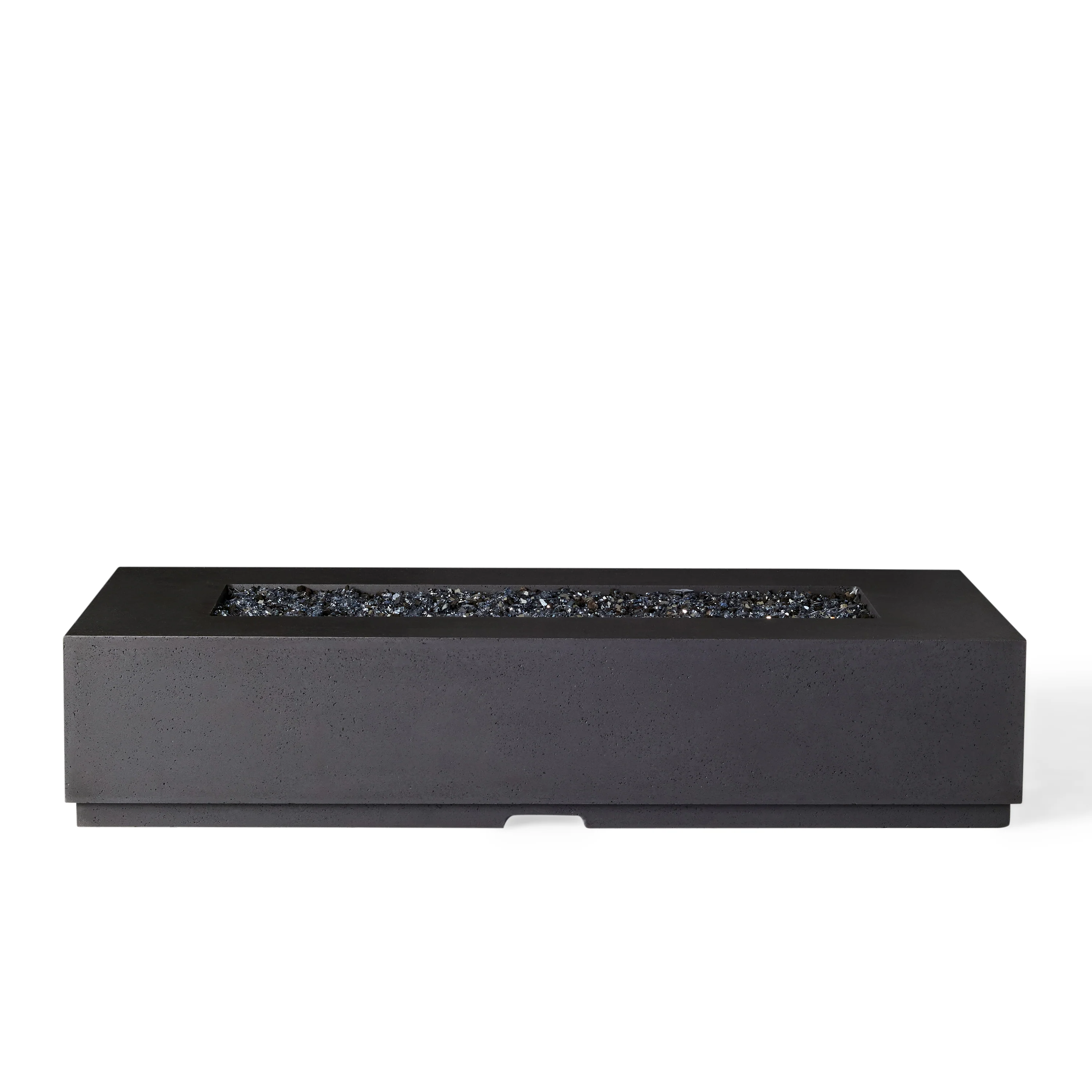 Legend 72" Rectangular Fire Table in Black Lava (Natural Gas)
