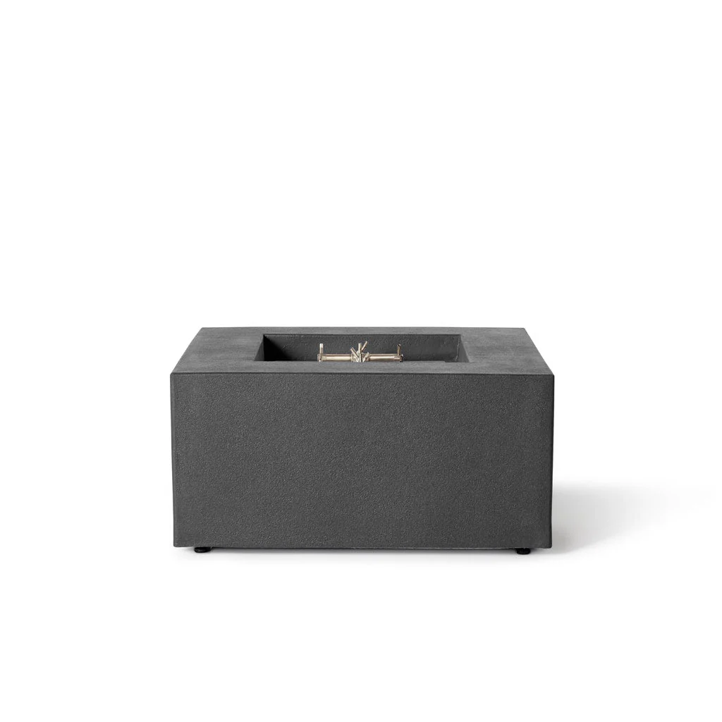 Tahoe Square Fire Table (Natural Gas) - Carbon