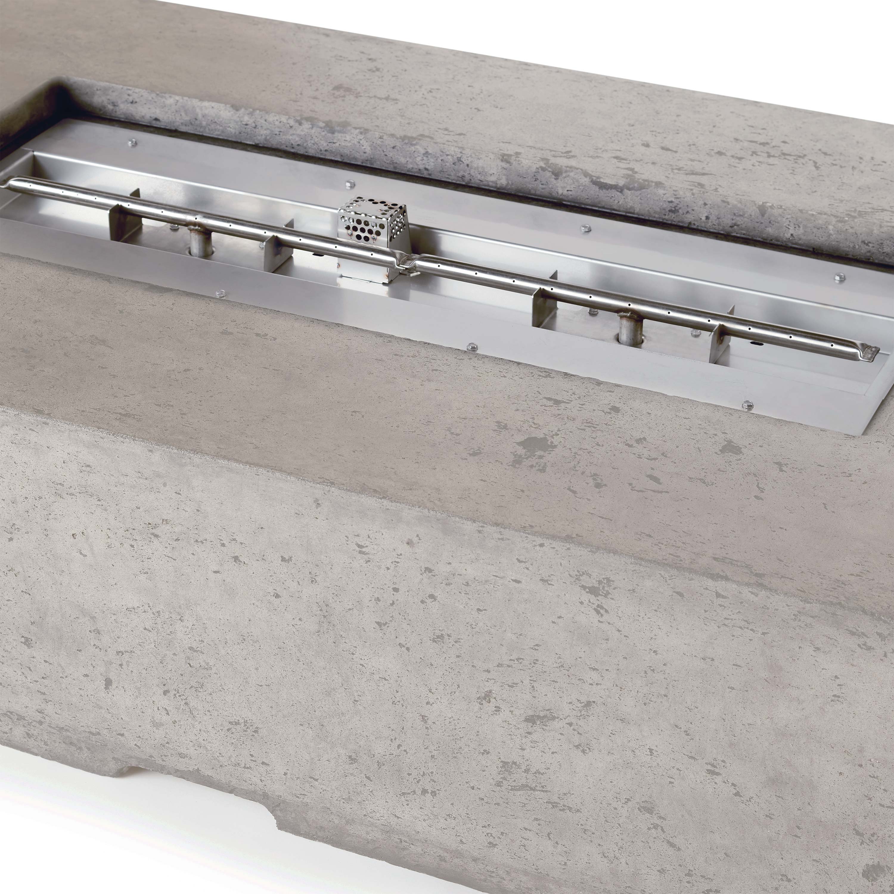 Legend 60" Rectangular Fire Table in Light Basalt (Propane)
