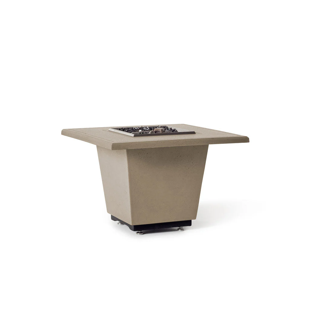 Indio Square Fire Table in Smoke
