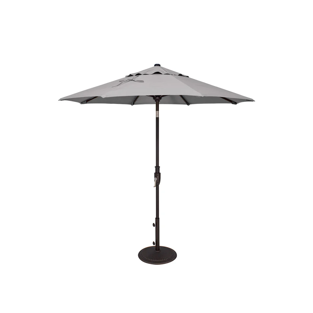 2074-7.5-black-frame-market-umbrella-glide-tilt-1.webp 7.5' Black Frame Market Umbrella - Glide Tilt