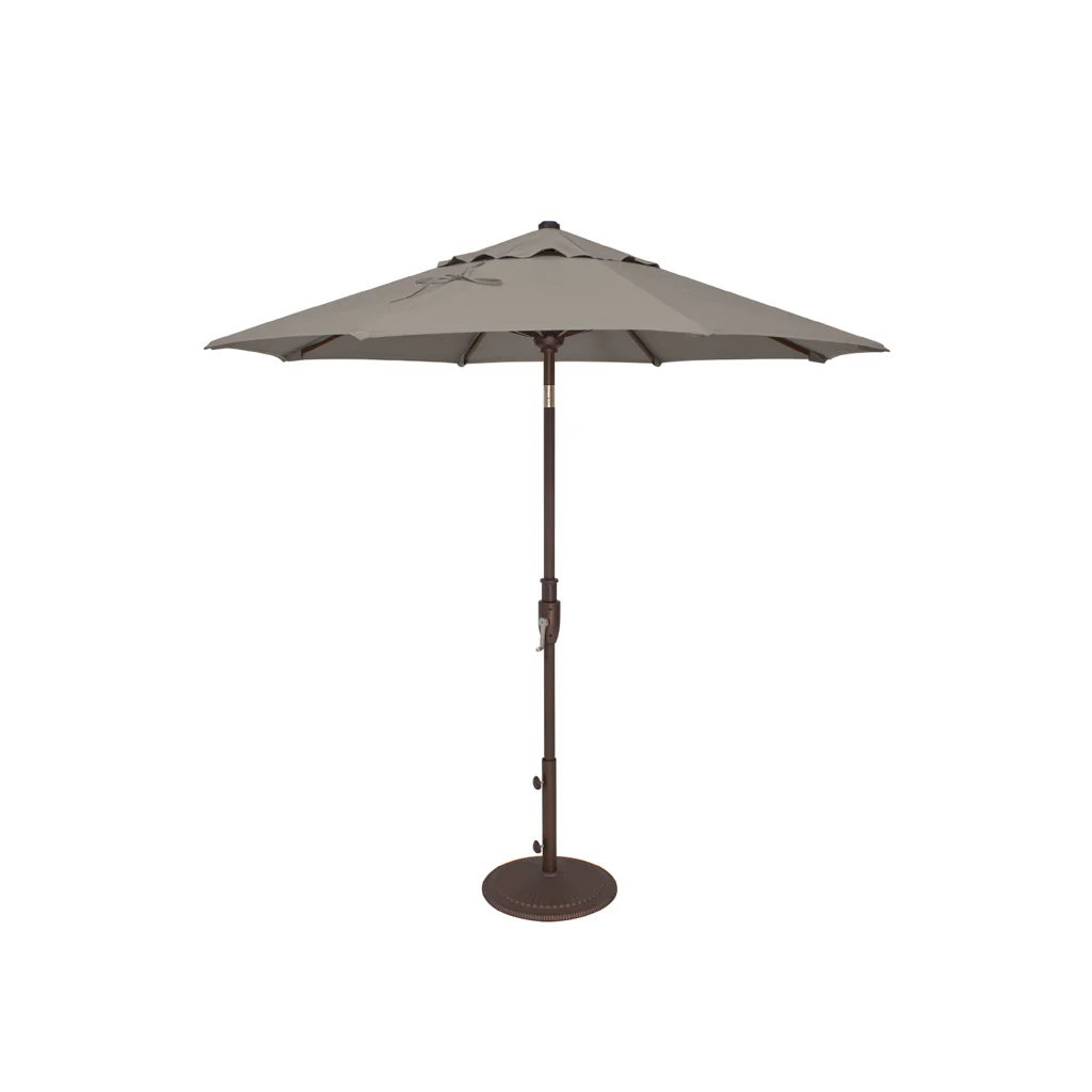 2075-7.5-bronze-frame-market-umbrella-glide-tilt-1.webp 7.5' Bronze Frame Market Umbrella - Glide Tilt