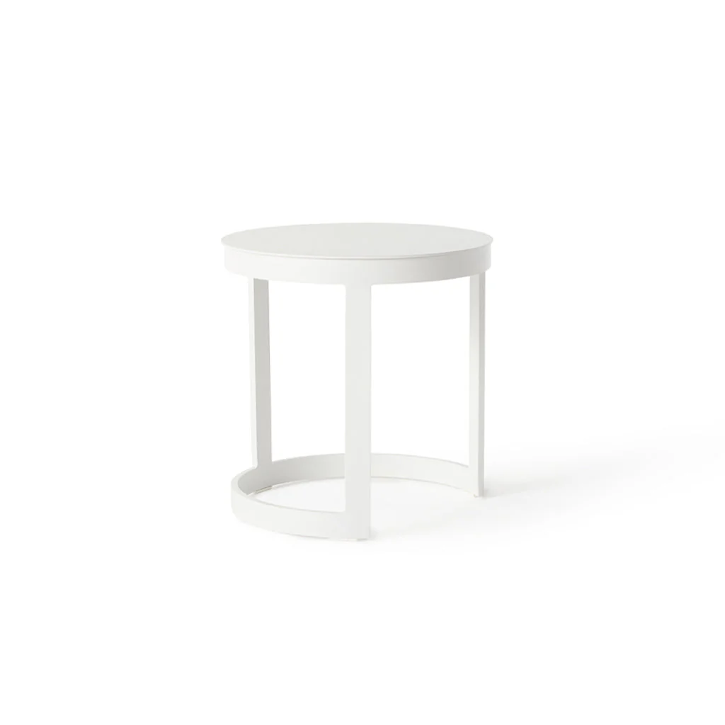 Ventura 18" Side Table in White