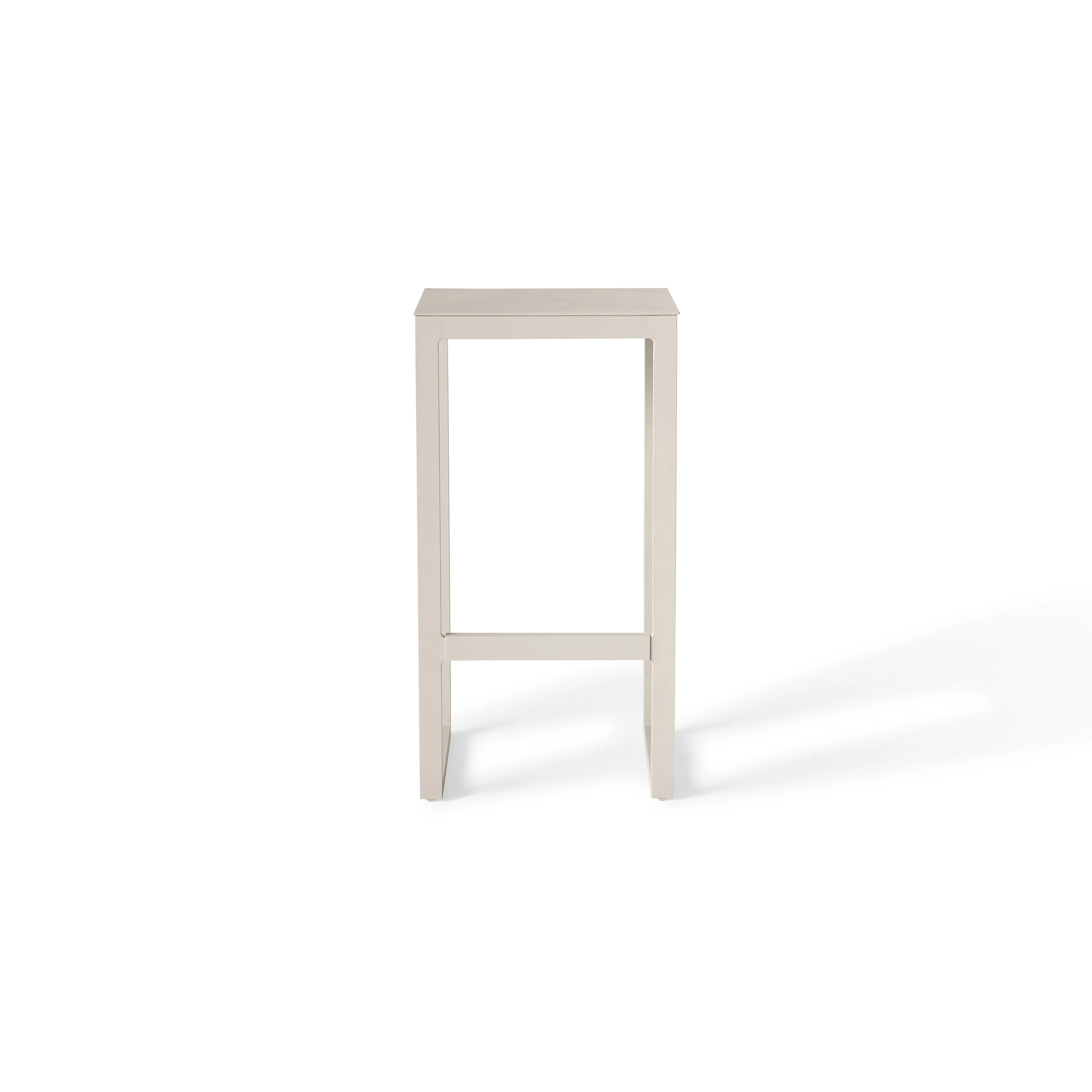 Belvedere Bar Stool in Dune Aluminum